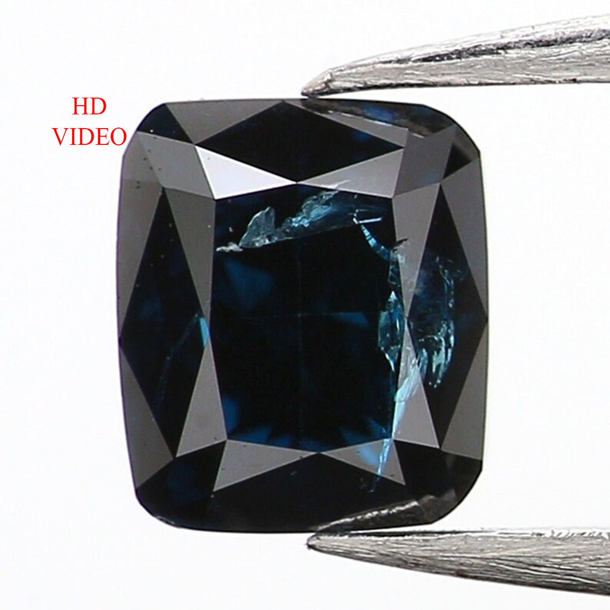 0.22 Ct Natural Loose Diamond, Cushion Diamond, Blue Diamond, Polished Diamond, Brilliant Cut Diamond, Rustic Diamond, Antique Diamond L5607