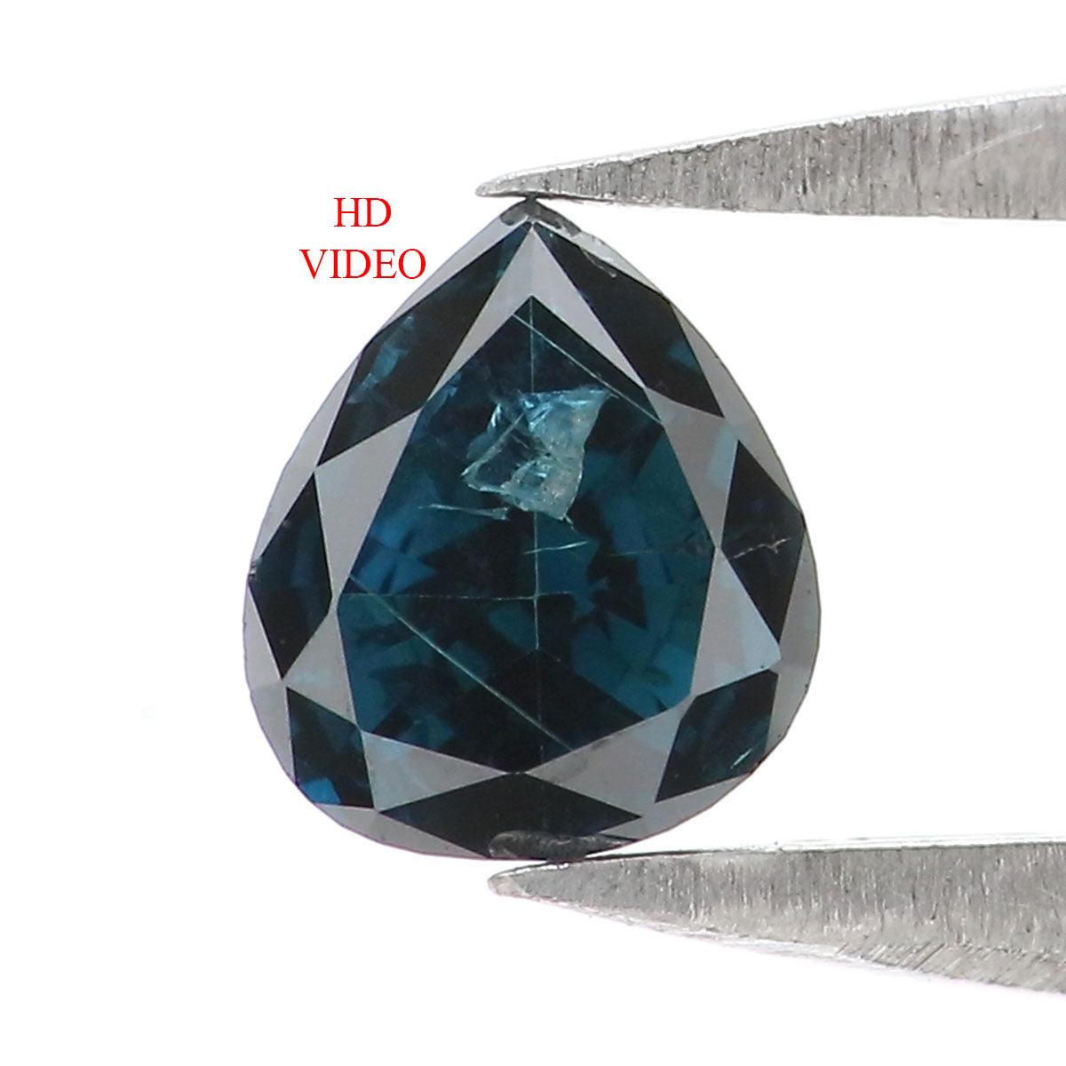 0.27 CT Natural Loose Pear Shape Diamond Blue Color Pear Cut Diamond 4.90 MM Natural Loose Blue Color Pear Brilliant Cut Diamond LQ8523