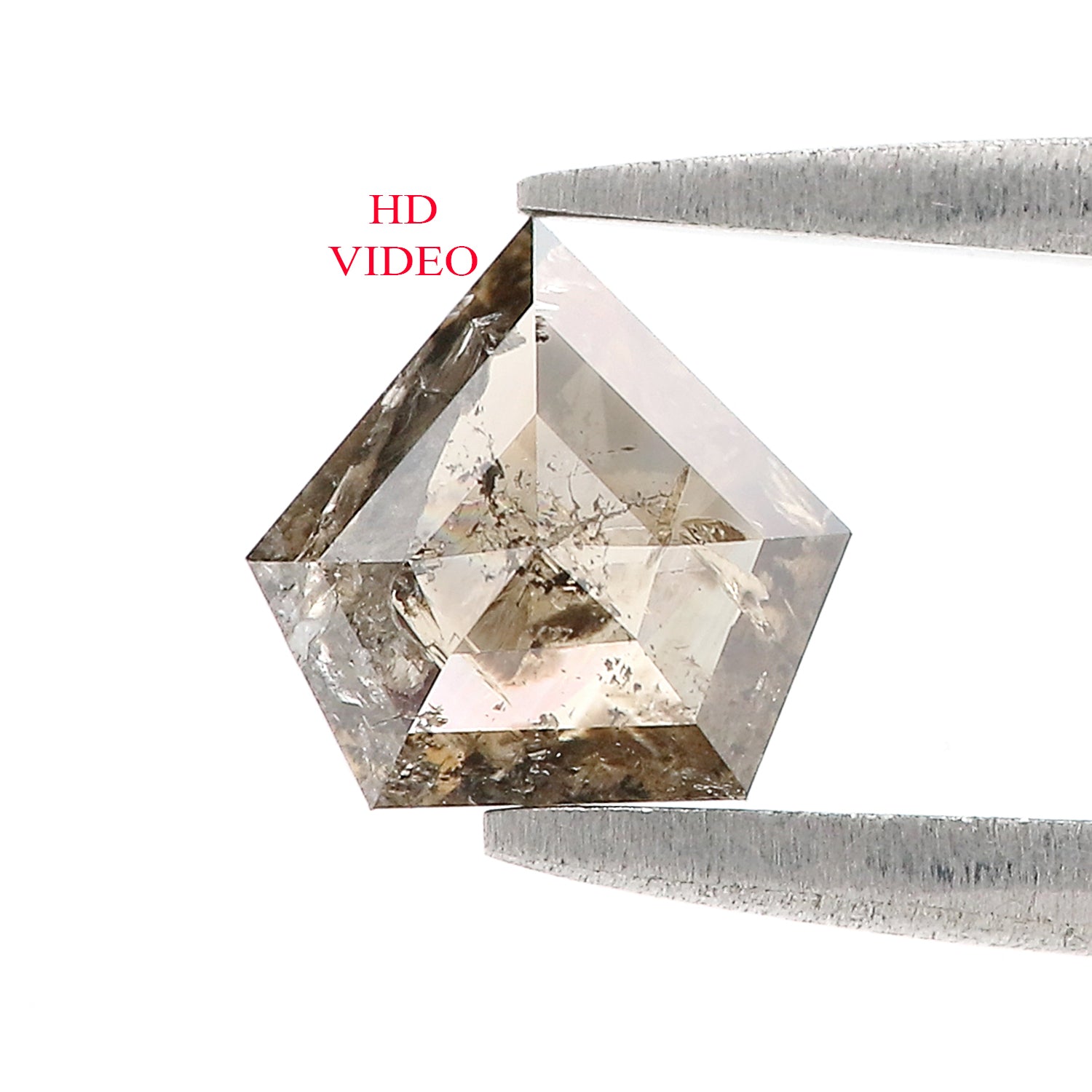 0.84 CT Natural Loose Shield Diamond Brown Color Diamond Natural Loose Diamond 6.90 MM Shield Rose Cut Diamond Shield Shape Diamond LQ7387