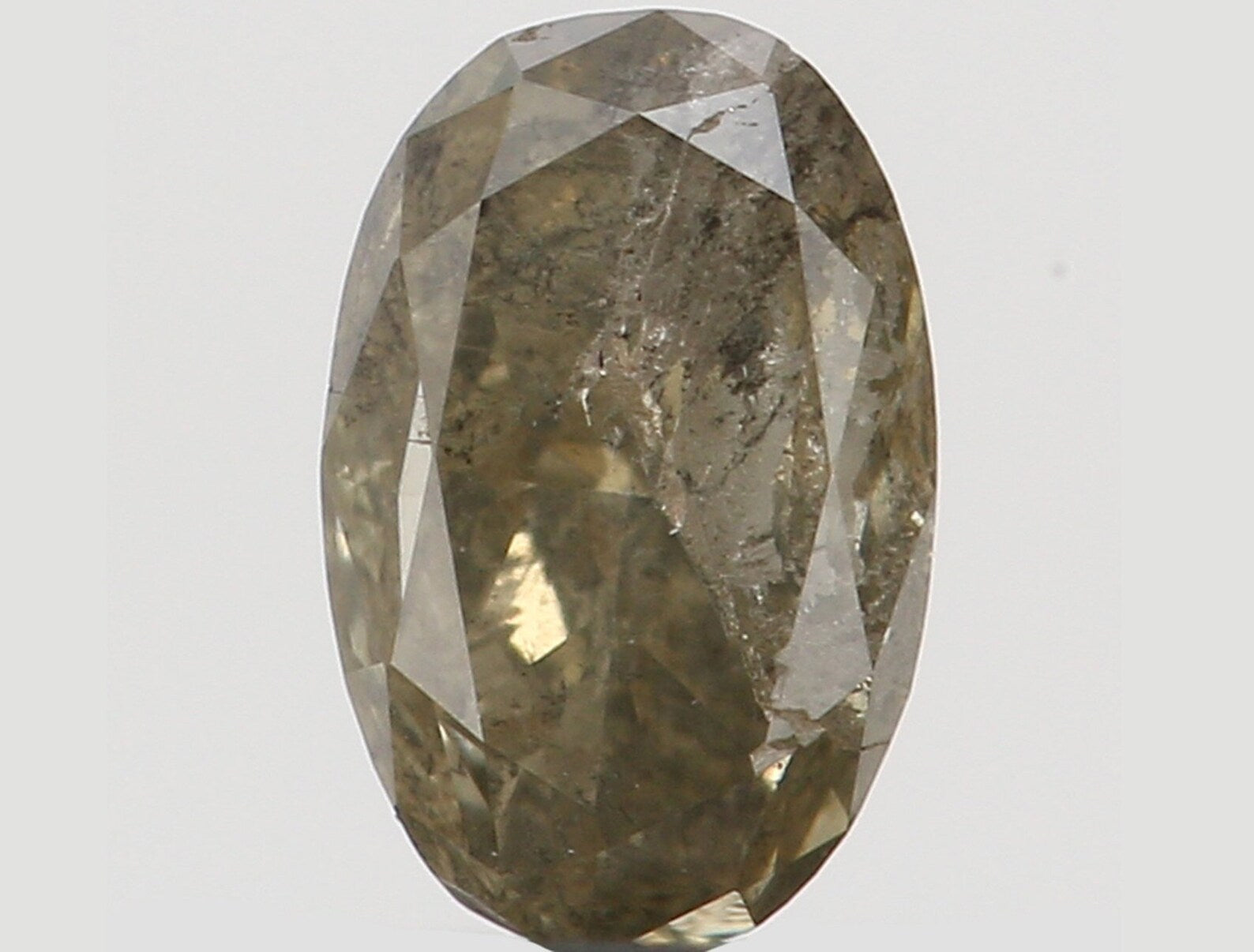 0.23 Ct Natural Loose Oval Shape Diamond Green Color Oval Cut Diamond 4.45 MM Natural Loose Oval Diamond Oval Brilliant Cut Diamond N7800