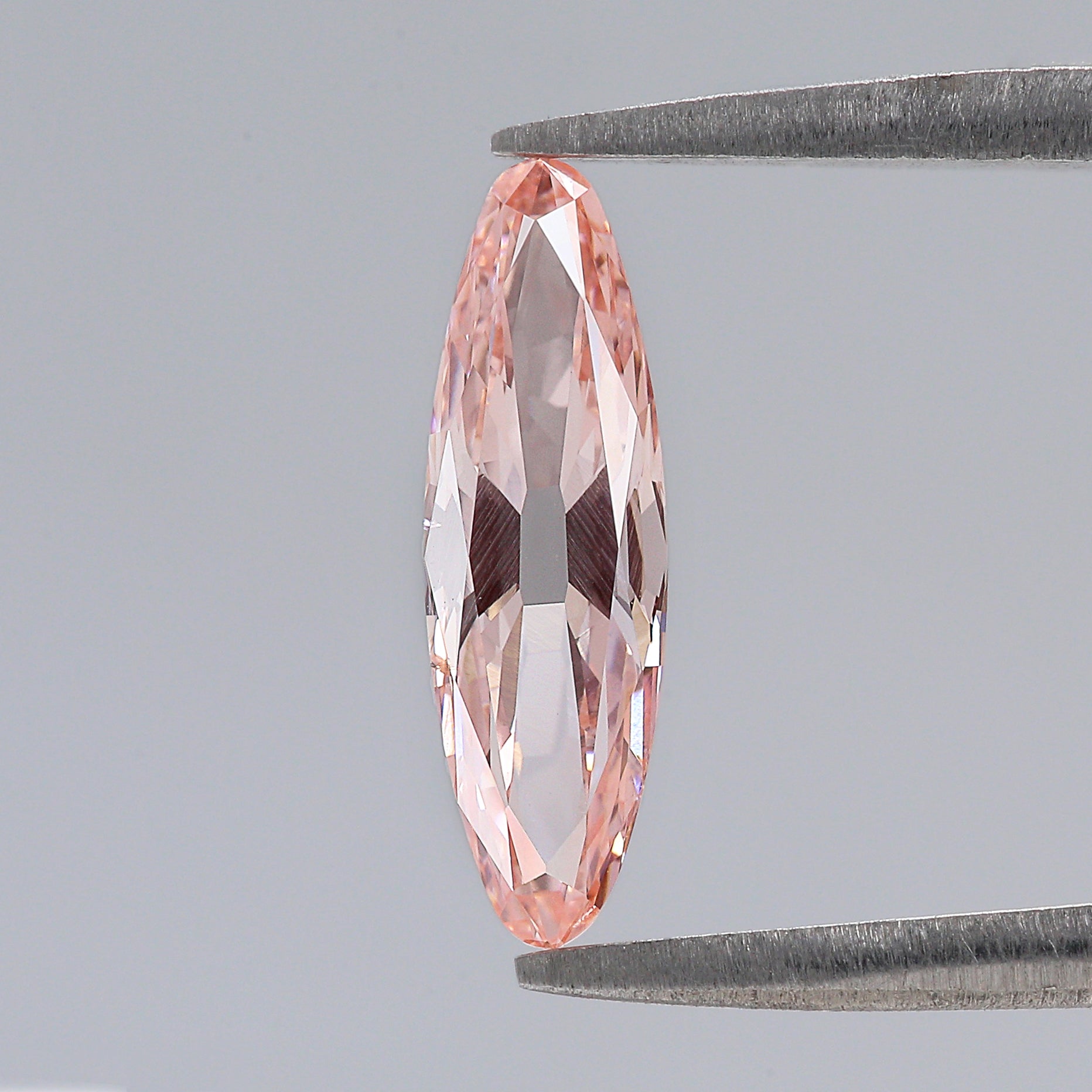0.99 CT Lab Grown Oval Old European Cut Diamond Pink Color Diamond VS2 Clarity Diamond Lab Grown Diamond Lab Created Oval CVD Diamond L3475