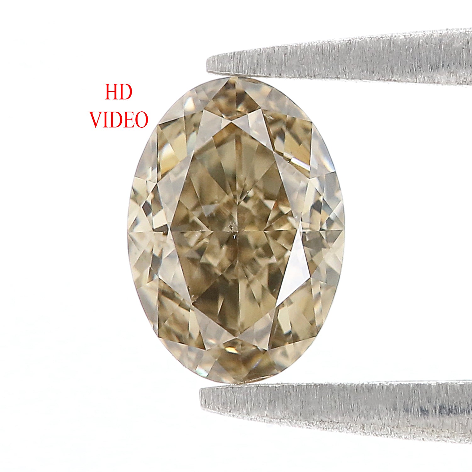 1.11 CT Natural Loose Oval Shape Diamond Brown Color Oval Cut Diamond 7.25 MM Natural Loose Diamond Green Oval Brilliant Cut Diamond L3594