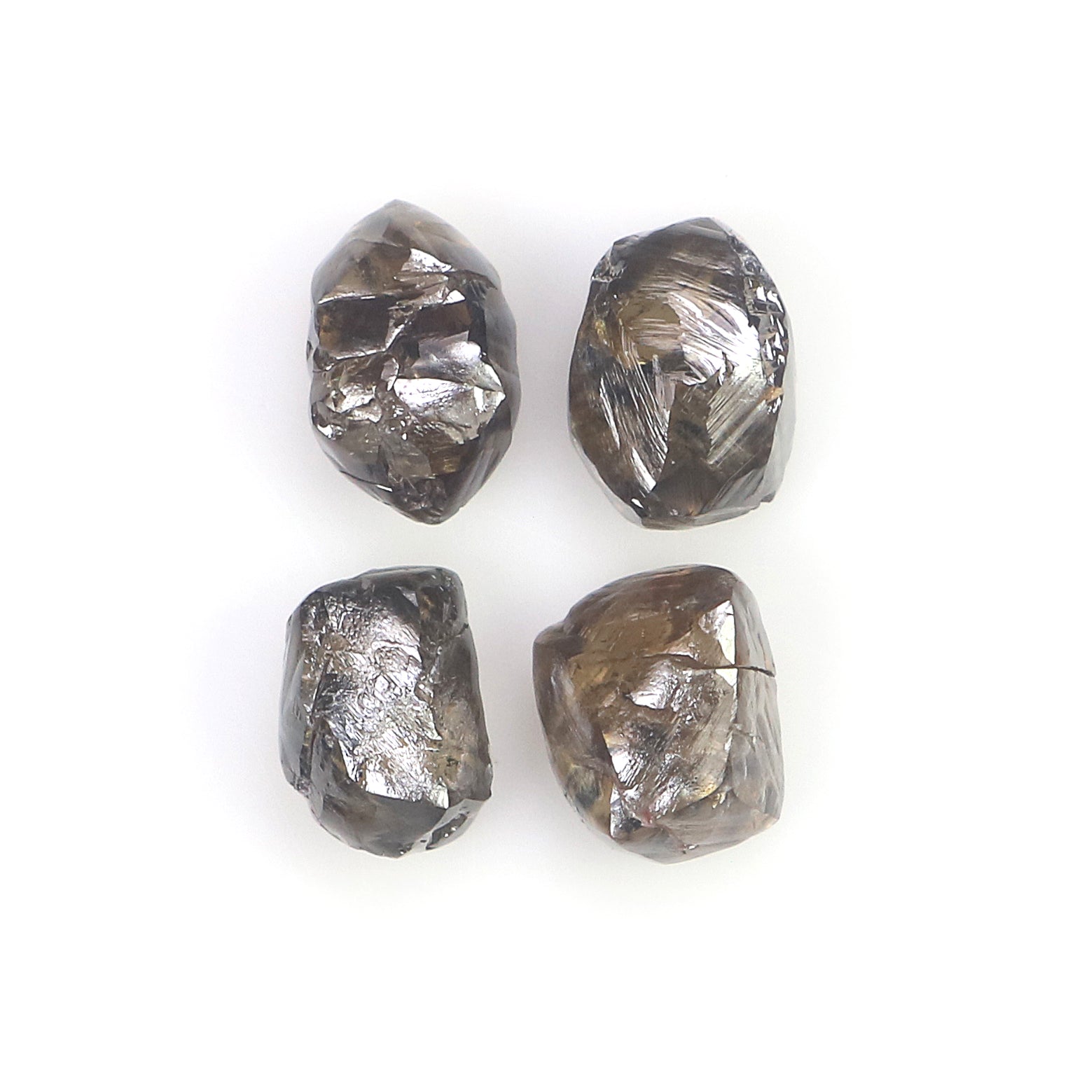 2.47 CT Natural Loose Rough Shape Diamond Brown Color Rough Cut Diamond 4.50 MM Natural Loose Brown Color Rough Irregular Cut Diamond L6393