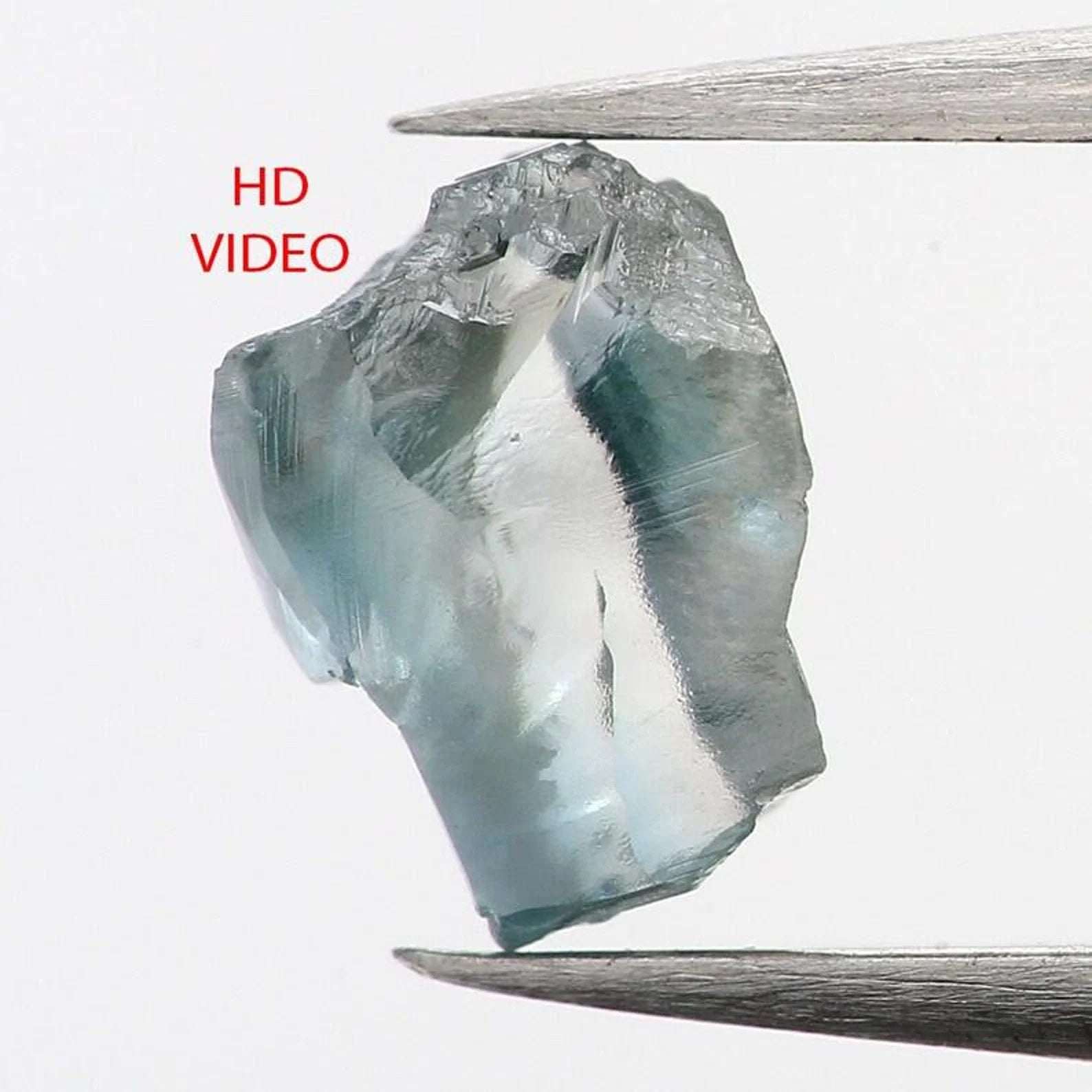 0.69 CT Natural Loose Rough Shape Diamond Blue Color Rough Diamond 5.90 MM Natural Diamond Blue Color Rough Irregular Cut Diamond NQ1156