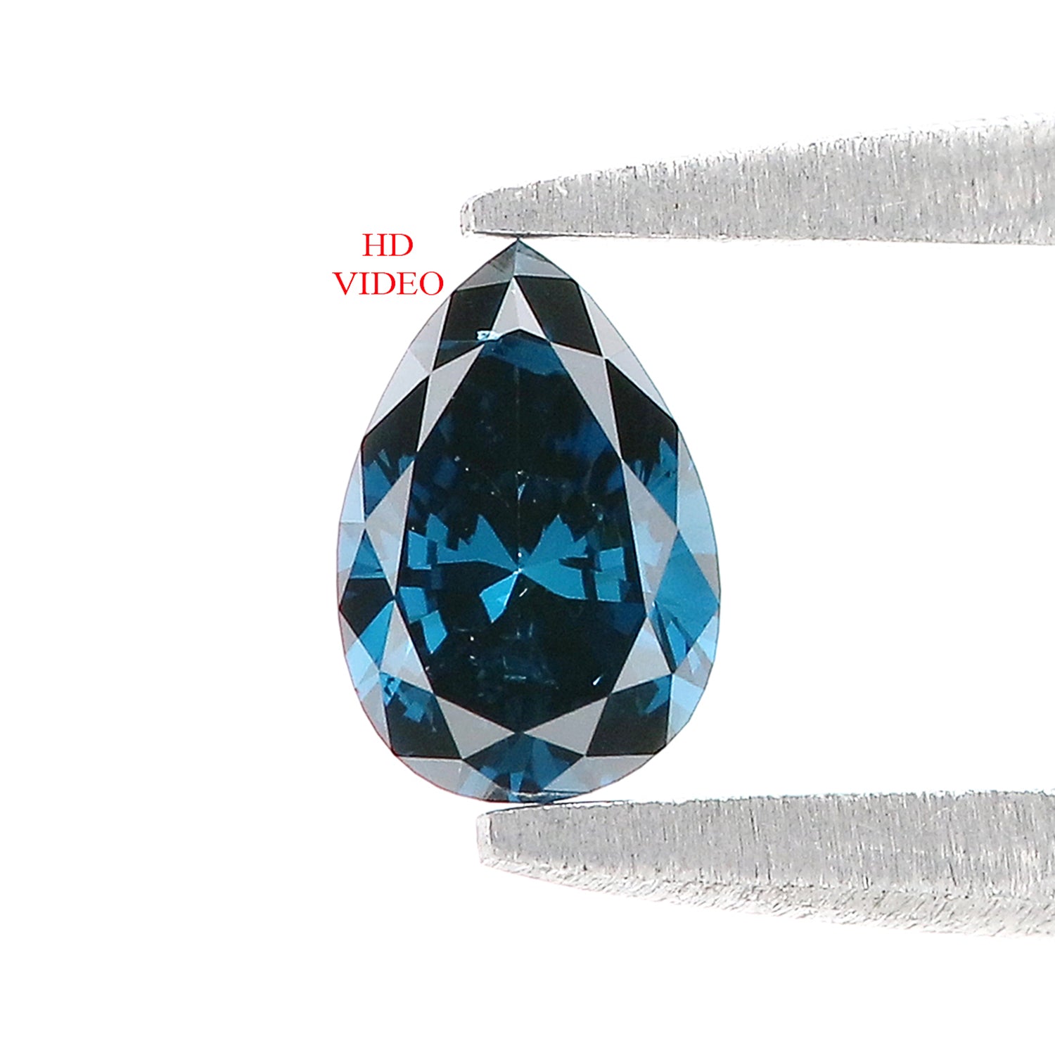 0.28 CT Natural Loose Pear Shape Diamond Blue Color Pear Cut Diamond 5.45 MM Natural Blue Color Diamond Pear Brilliant Cut Diamond LQ899