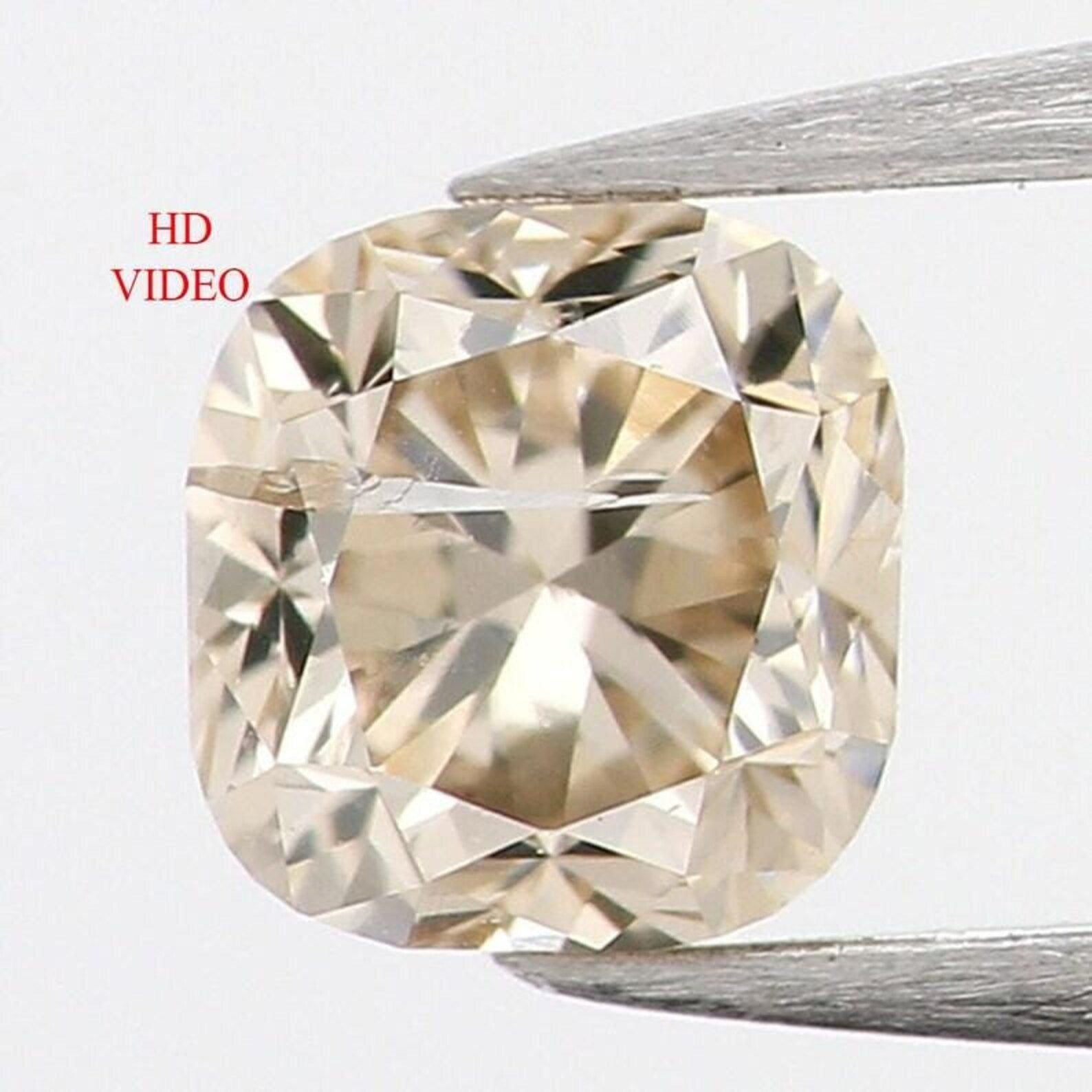 0.27 CT Natural Loose Cushion Shape Diamond Brown Color Cushion Diamond 3.60 MM Natural Brown Color Cushion Brilliant Cut Diamond NQ1165
