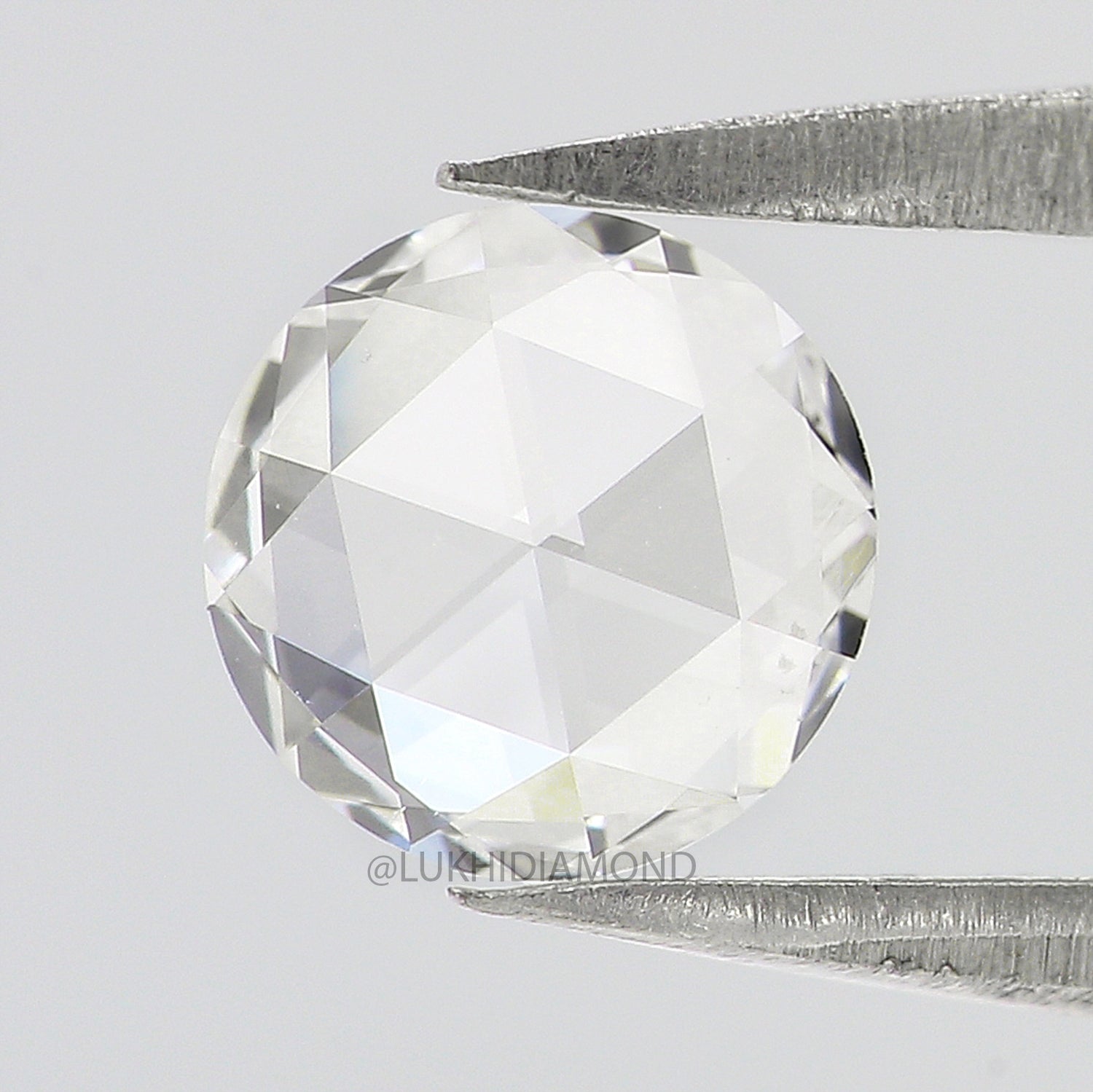 5.00 mm, 5.50 mm, 6.00 mm, Round Rose Cut Diamond E/F Color VS Clarity Lab Grown Diamond Lab Created Loose Diamond for Engagement Ring Q113