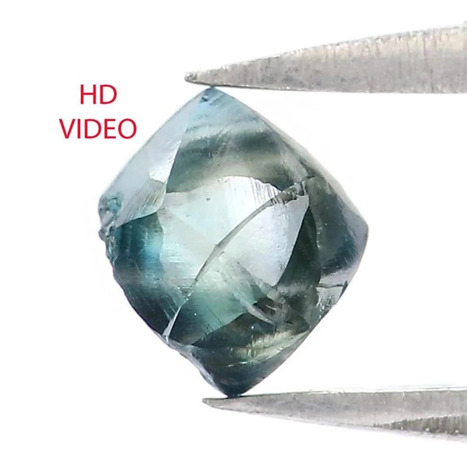 0.73 CT Natural Loose Crystal Rough Shape Diamond Blue Color Irregular Cut Diamond 5.10 MM Natural Loose Diamond Rough Uncut Diamond NQ2019