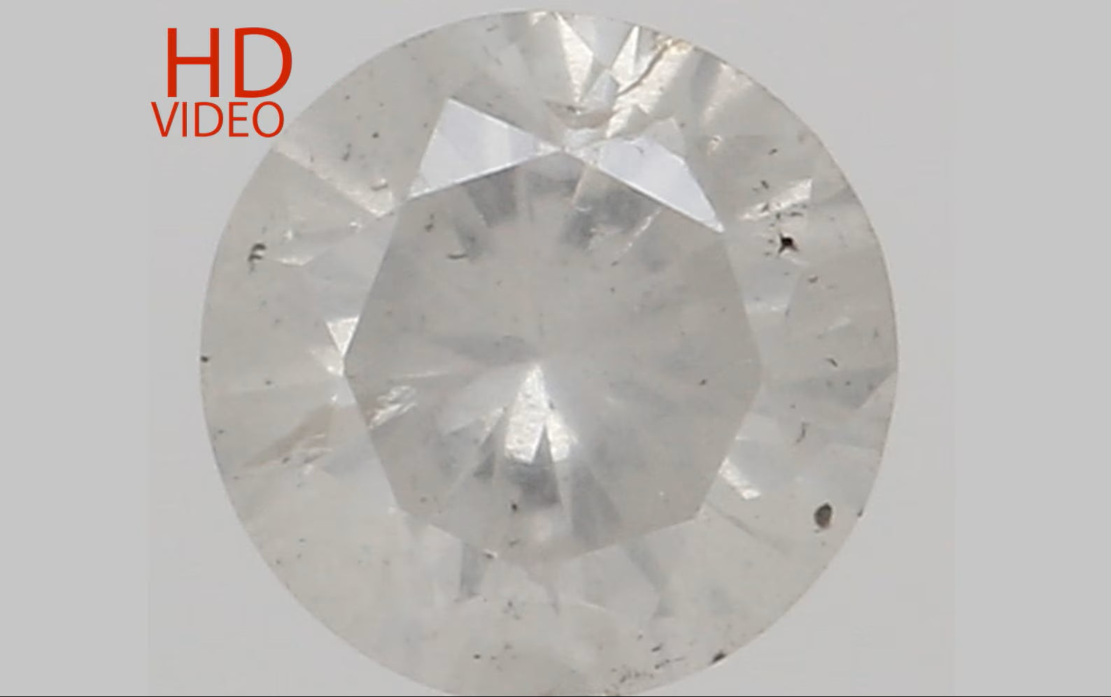 0.16 Ct Natural Loose Round Shape Diamond White Milky Color Round Diamond 3.50 MM Natural Loose Diamond Round Brilliant Cut Diamond N8033