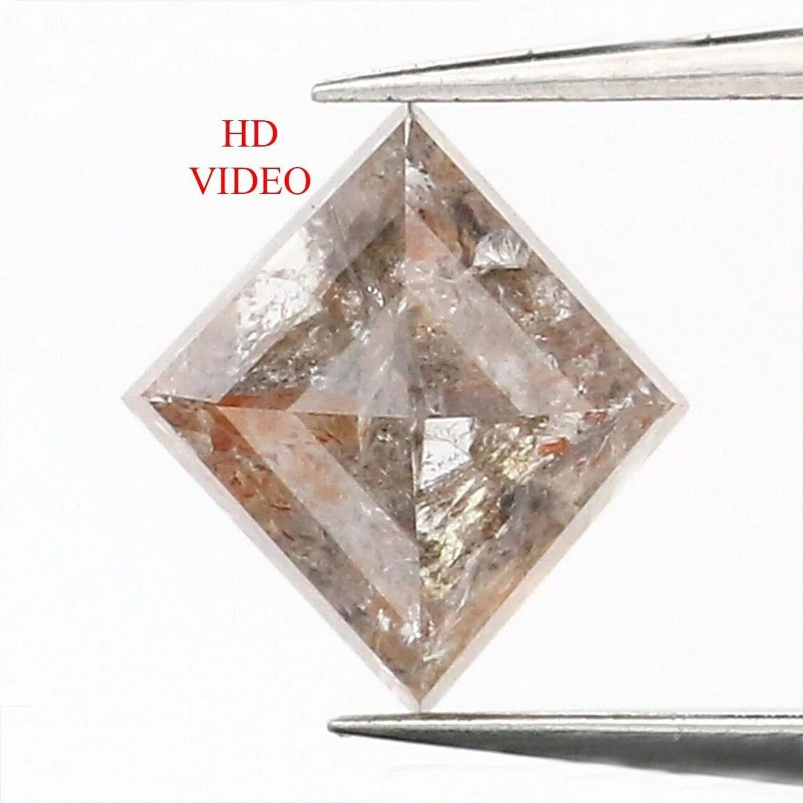 0.32 CT Natural Loose Kite Shape Diamond Grey Brown Color Kite Shape Diamond 5.15 MM Natural Loose Grey Brown Kite Rose Cut Diamond NQ432