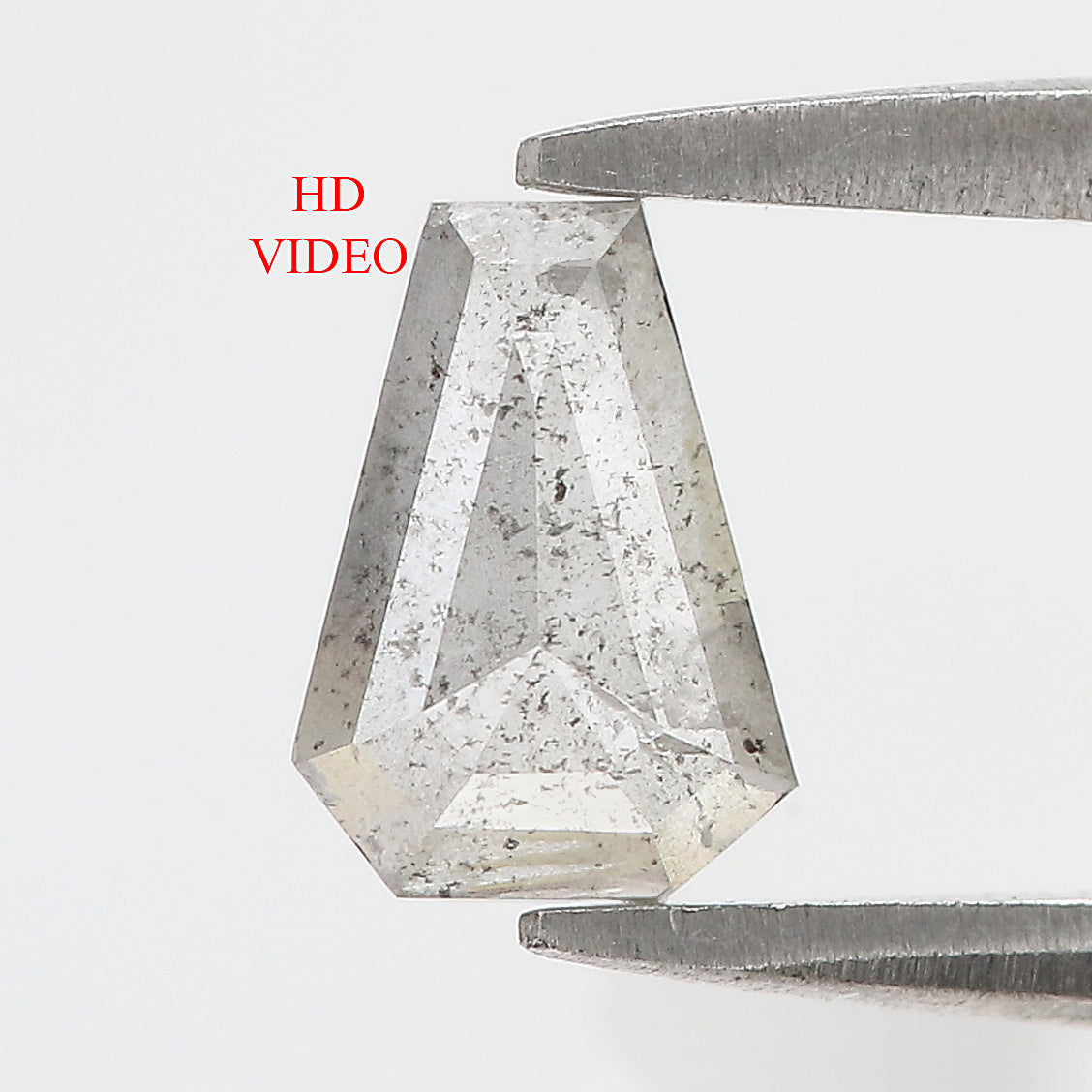 0.80 Ct Natural Loose Coffin Shape Diamond Grey Color Coffin Cut Diamond 7.30 MM Natural Loose Coffin Diamond Coffin Shape Diamond QL9673