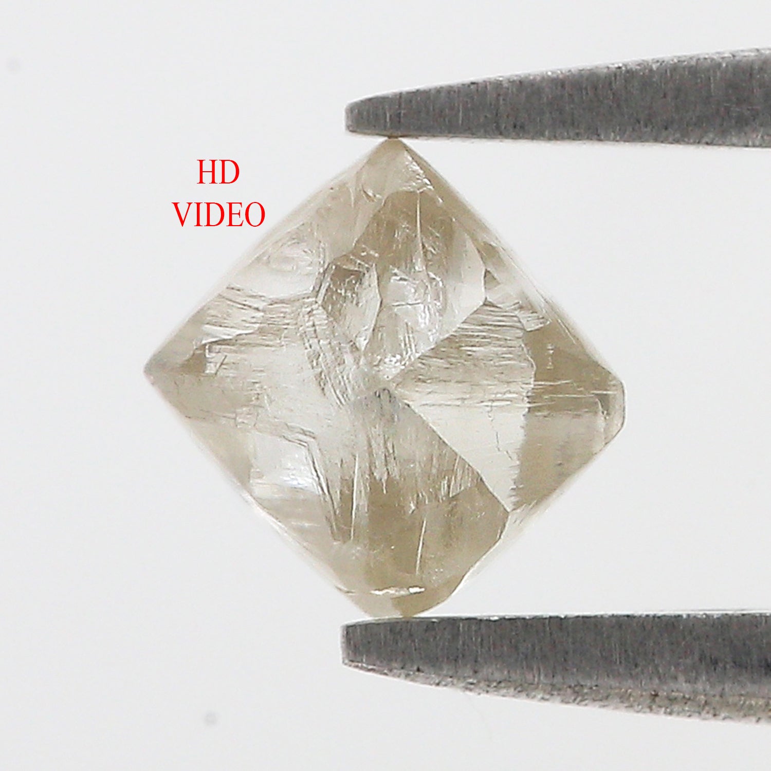 1.03 CT Natural Loose Rough Shape Diamond White-J Color Irregular Cut Diamond 6.10 MM Natural Loose White-J Color Rough UnCut Diamond L3539