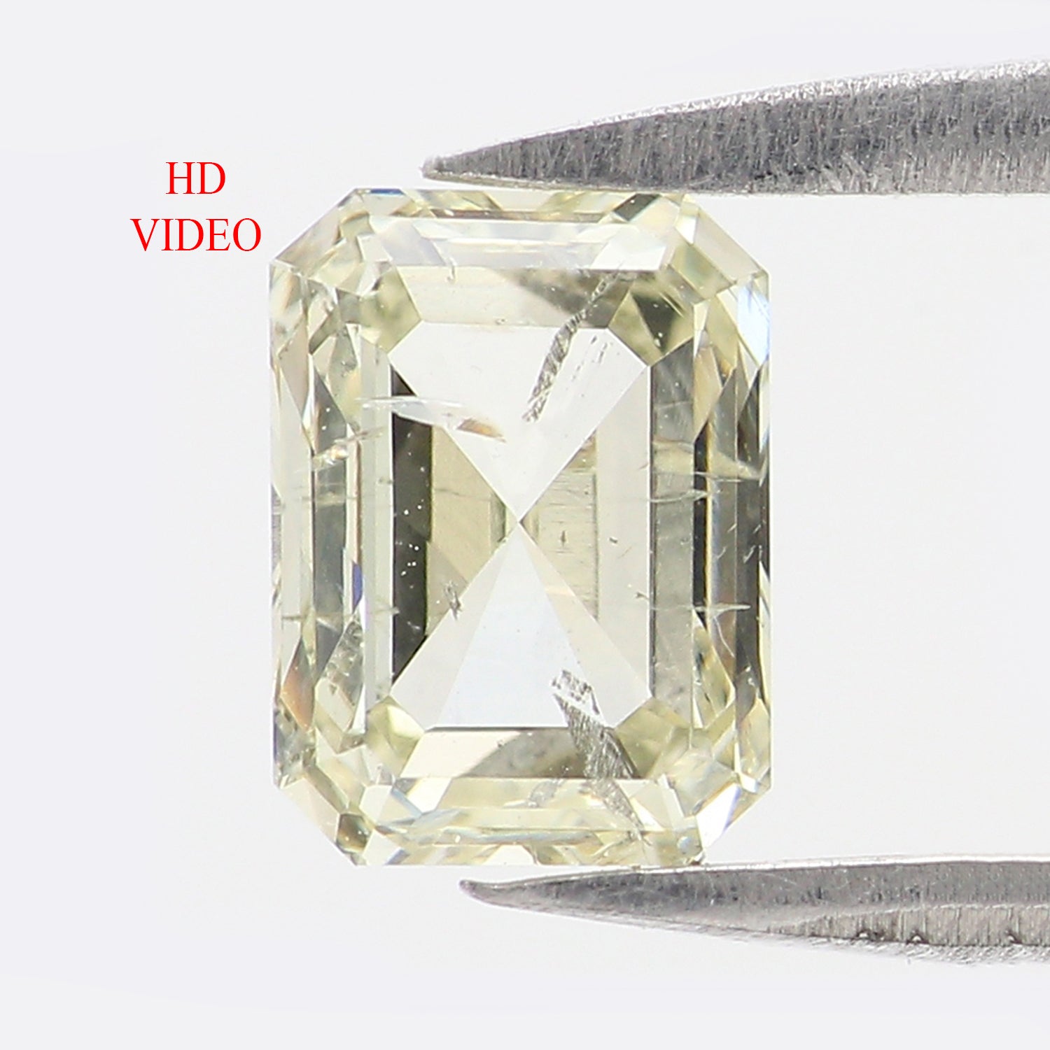1.16 CT Natural Loose Emerald Shape Diamond White - J Color Emerald Cut Diamond 6.65 MM Natural Loose Emerald Shape Rose Cut Diamond KDL2661