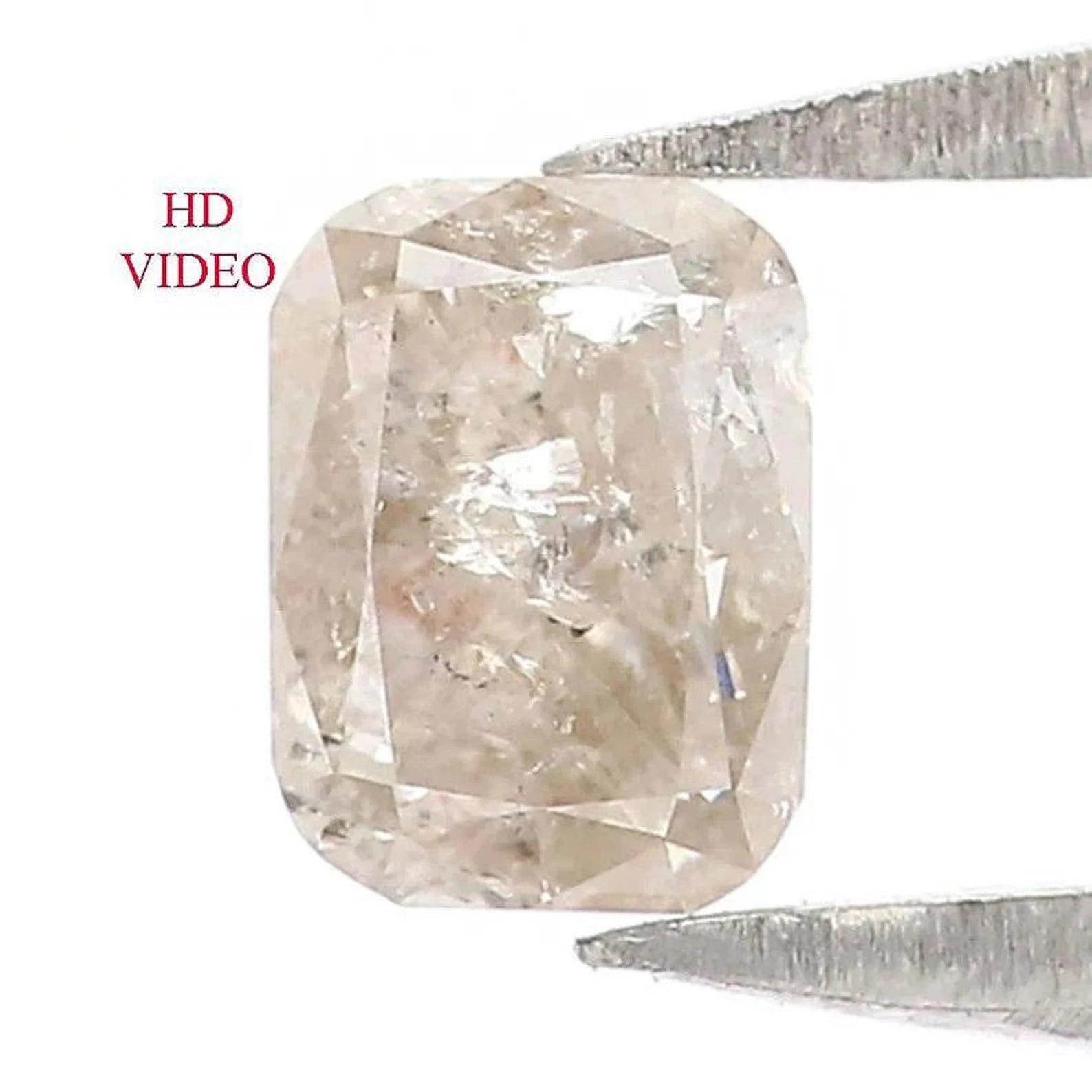 0.44 CT Natural Loose Emerald Shape Diamond Yellow Color Emerald Diamond 4.60 MM Natural Grey Color Emerald Brilliant Cut Diamond NQ8687