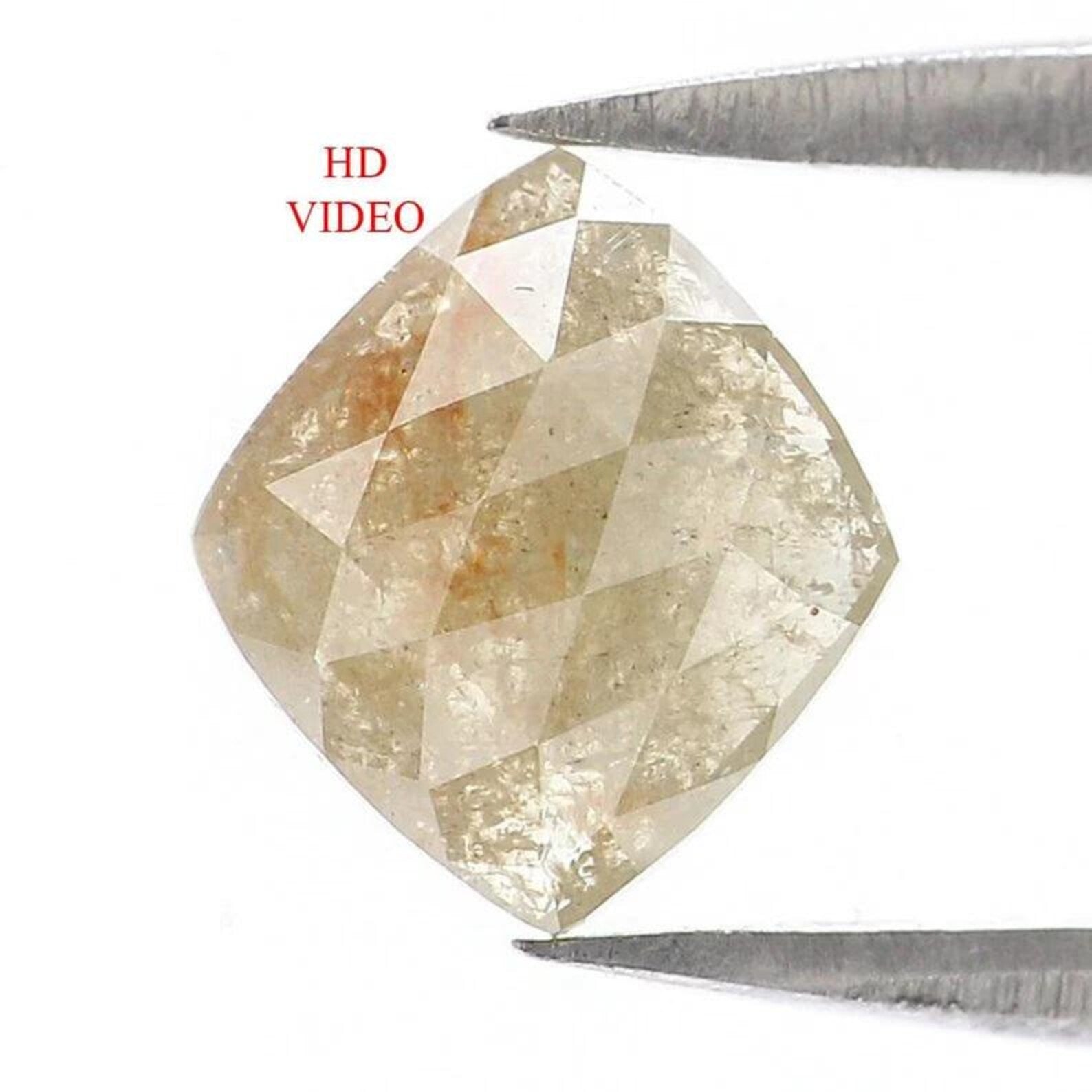 0.93 CT Natural Loose Kite Shape Diamond Grey Color Kite Cut Diamond 7.90 MM Natural Loose Diamond Grey Color Kite Rose Cut Diamond NQ8953