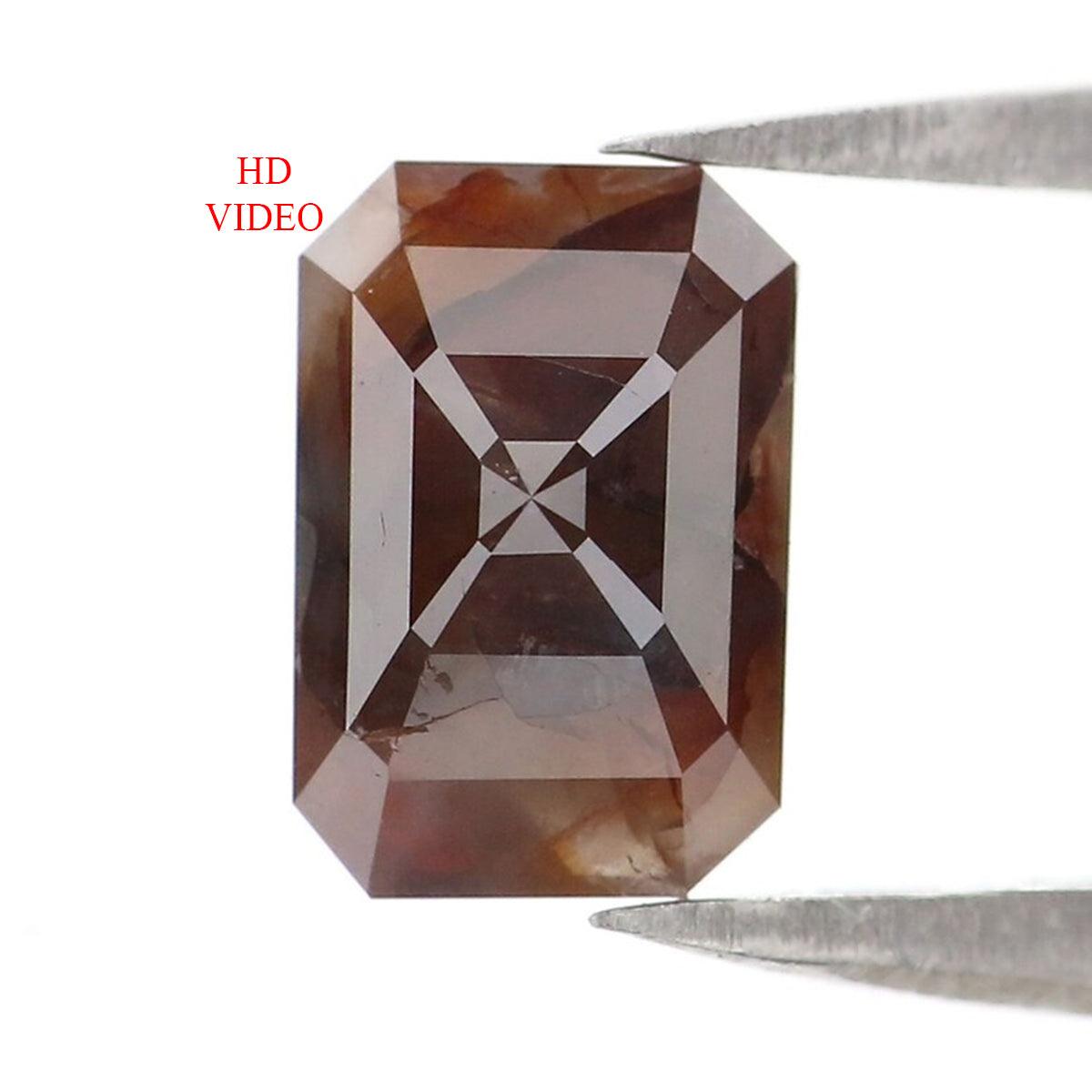 1.36 CT Natural Loose Emerald Shape Diamond Brown Color Emerald Cut Diamond 7.80 MM Natural Loose Grey Color Emerald Rose Cut Diamond LQ7129