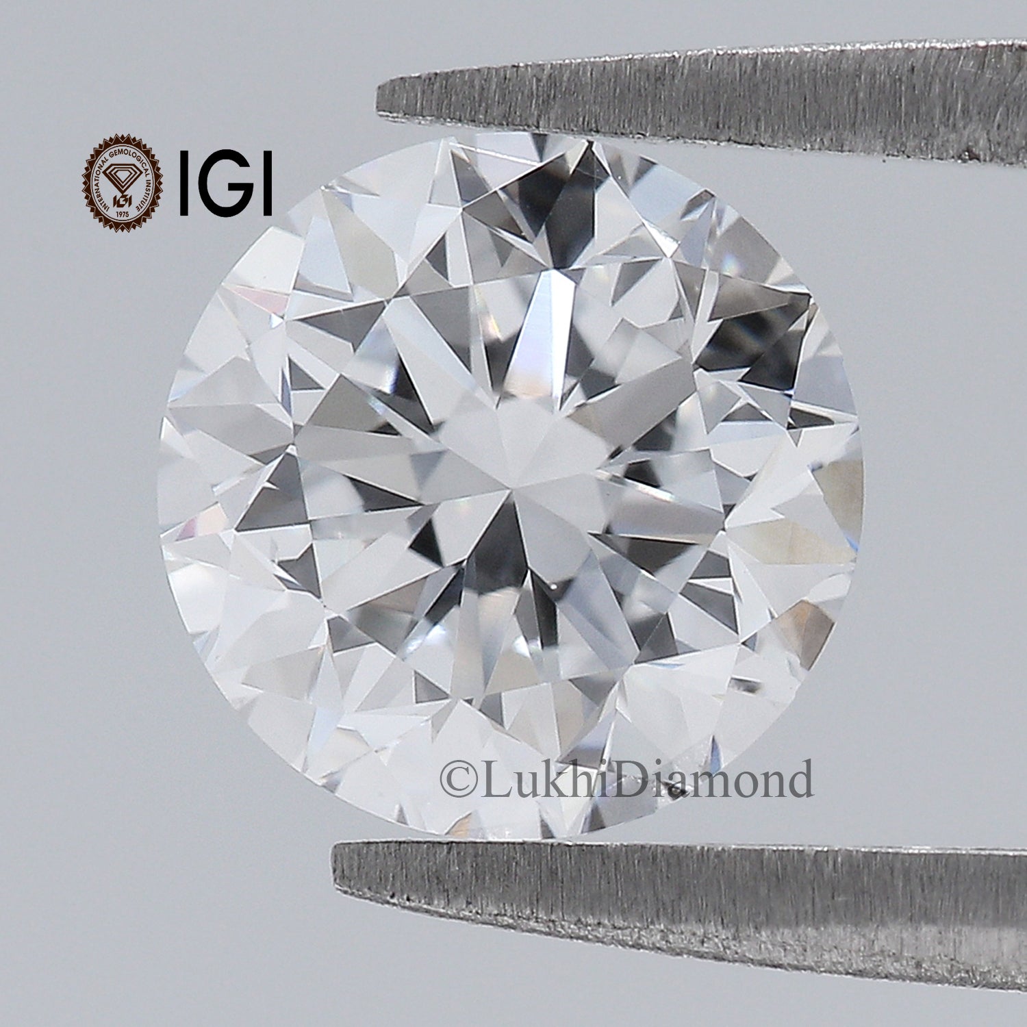 2.10 CT IGI Certified Round Brilliant Cut Diamond White - F Color VS1 Clarity Lab Grown Diamond Lab Created Diamond Round Diamond L3220