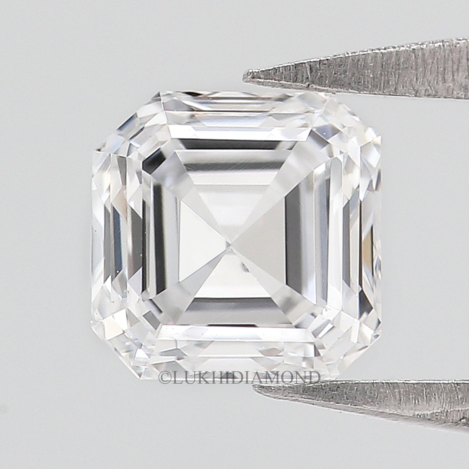 IGI Certified 1 Ct, 1.5 Ct, 2 Ct, 2.5 Ct, 3 Ct Asscher Brilliant Cut E/F Color VS Clarity Lab Grown Diamond Lab Created Loose Diamond Q114