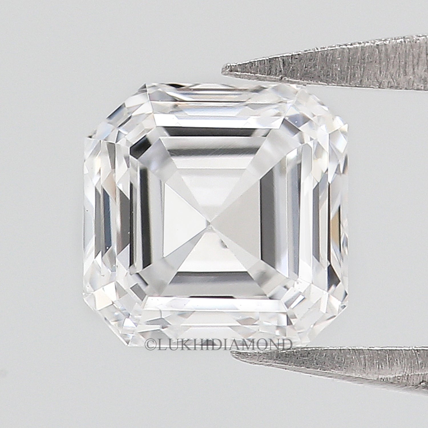 IGI Certified 1 Ct, 1.5 Ct, 2 Ct, 2.5 Ct, 3 Ct Asscher Brilliant Cut Lab Grown Diamond Lab Created Loose Diamond for Engagement Ring Q114