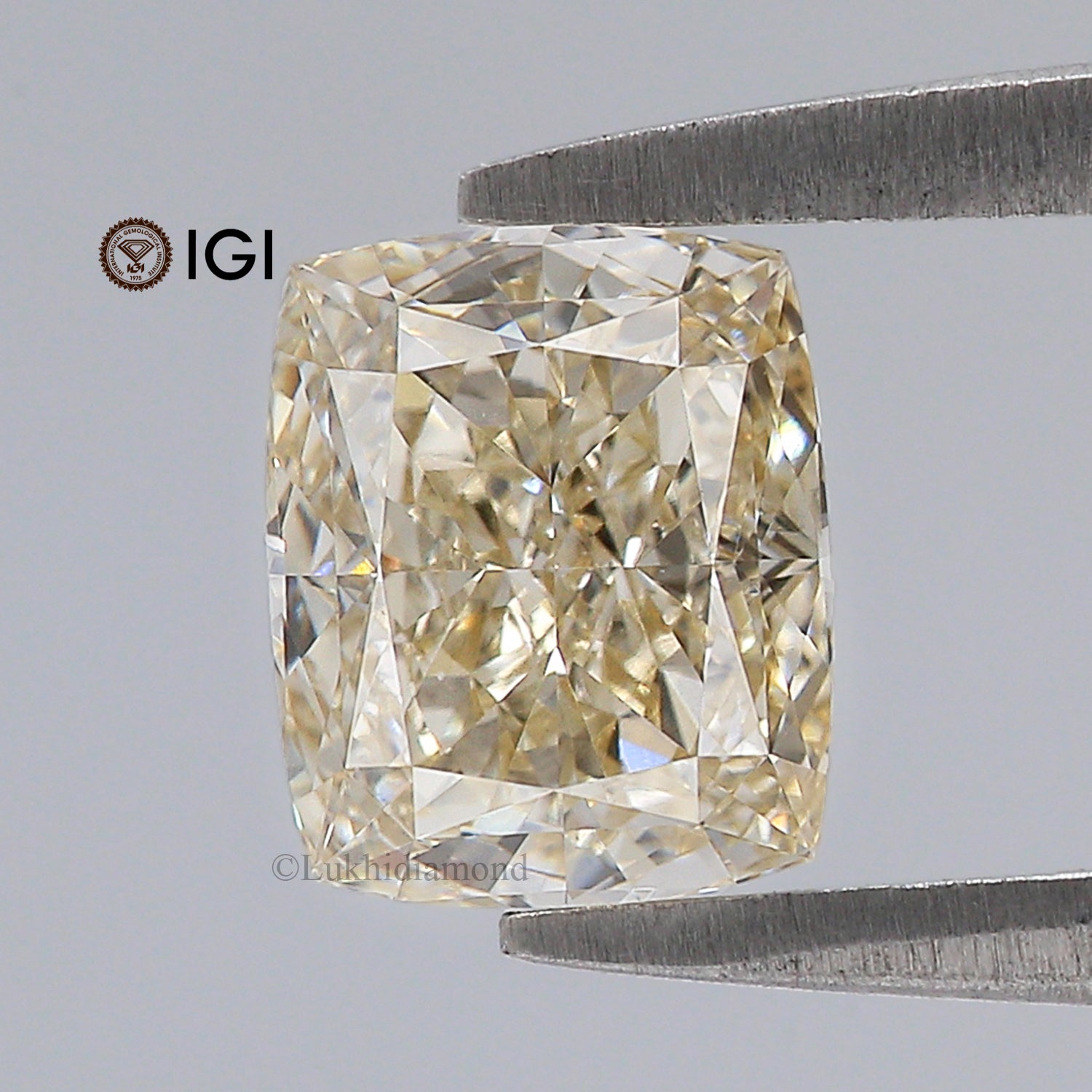 1.13 CT IGI Certified Cushion Modified Brilliant Cut Diamond Q-R Color Diamond VVS2 Clarity Lab Grown Diamond Lab Created Diamond L3481