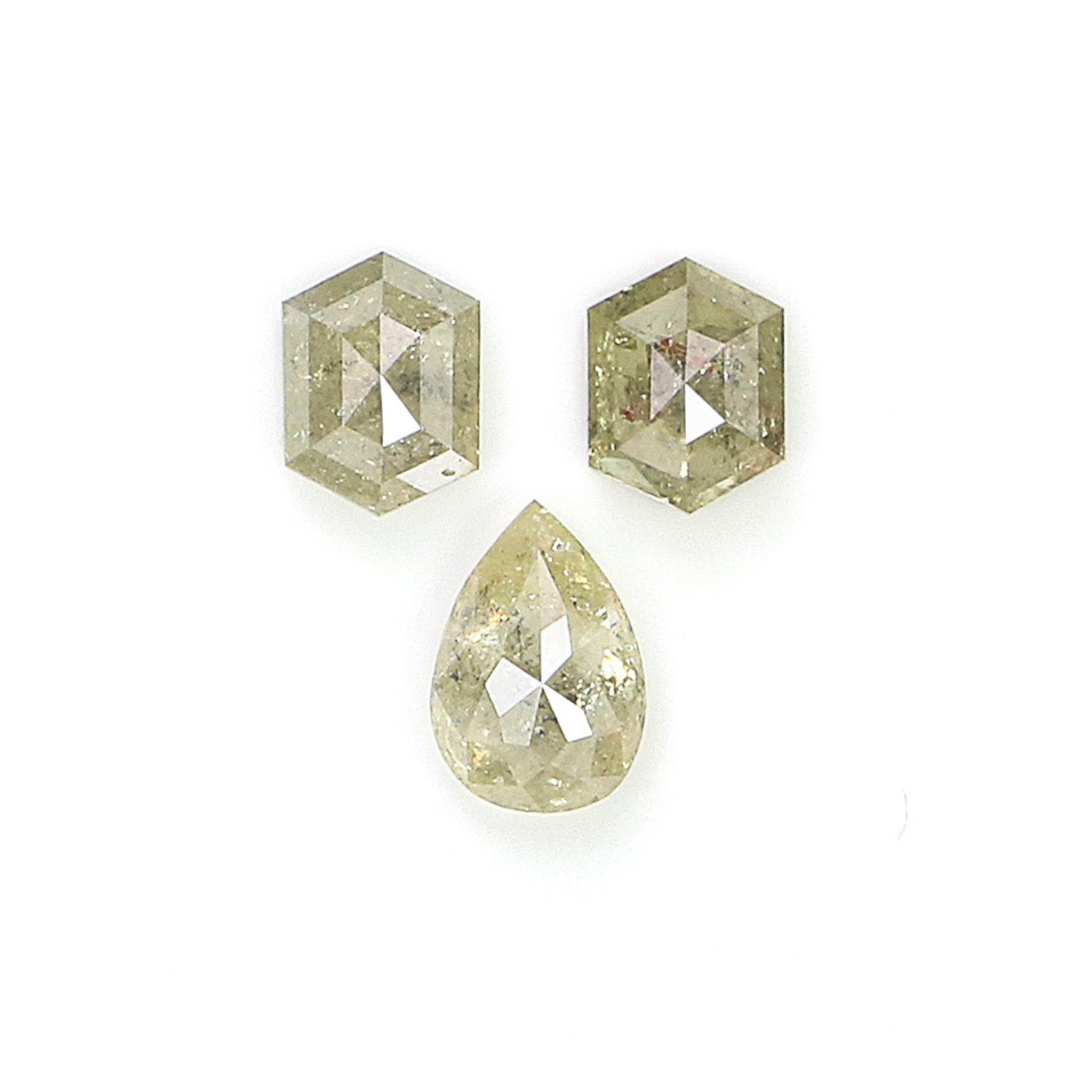 1.12 Ct Natural Loose Mix Shape Diamond Grey Color Mix Shape Cut Diamond 4.75 MM Natural Loose Grey Color Mix Shape Rose Cut Diamond N1232