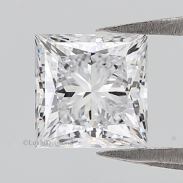 IGI Certified 1 Ct, 1.5 Ct, 2 Ct, 2.5 Ct, 3 Ct Princess Brilliant Cut Lab Grown Diamond Lab Created Loose Diamond for Engagement Ring Q159