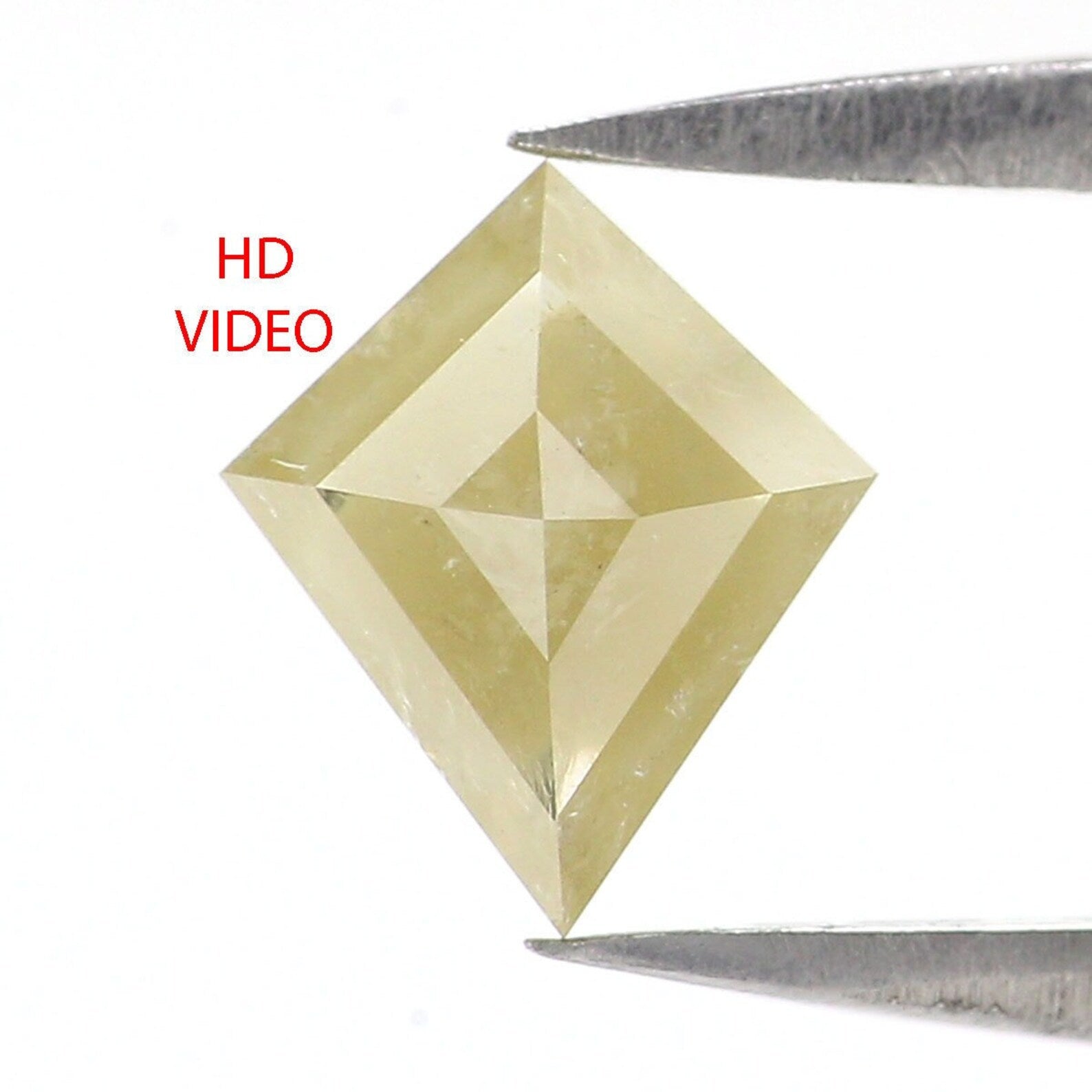 0.66 CT Natural Loose Kite Shape Diamond Yellow Color Kite Cut Diamond 7.40 MM Natural Loose Diamond Kite Shape Rose Cut Diamond NQ8932