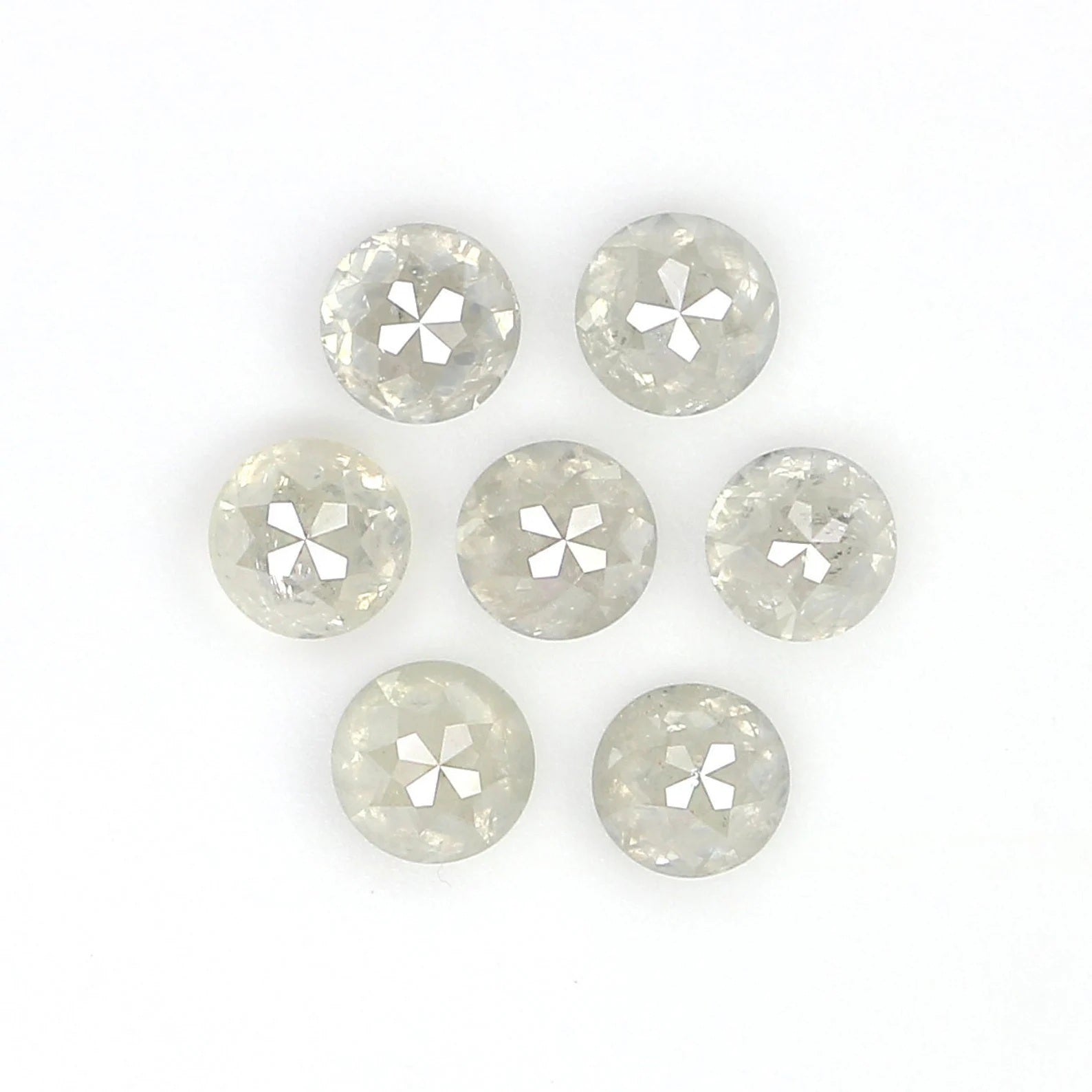 1.39 Ct Natural Loose Round Shape Diamond Grey Color Round Diamond 3.05 MM Natural Loose Diamond Gray Color Round Rose Cut Diamond NQ2500