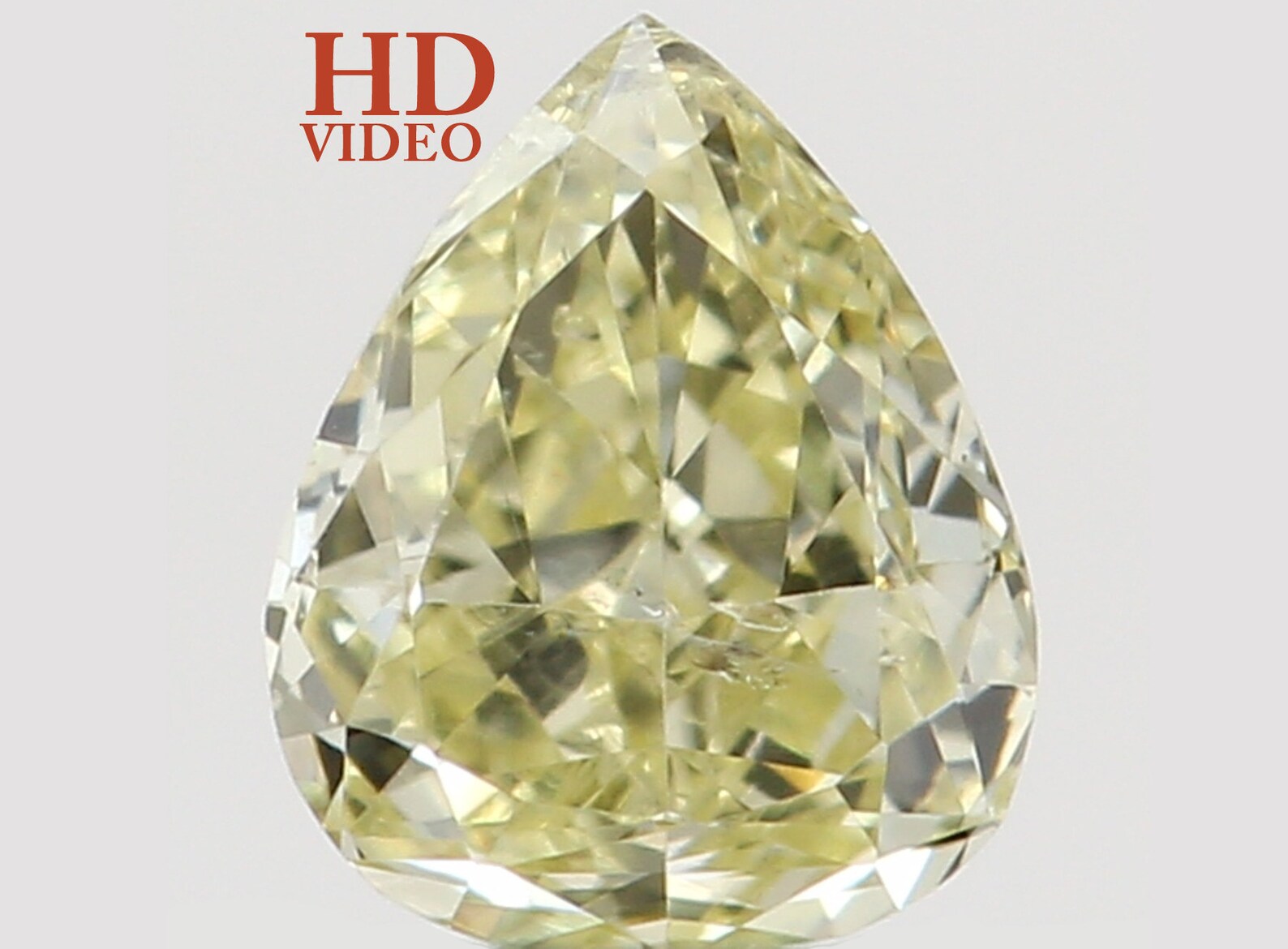 0.14 Ct Natural Loose Pear Shape Diamond Yellow Color Pear Cut Diamond 3.70 MM Natural Loose Diamond Pear Brilliant Cut Diamond N8097