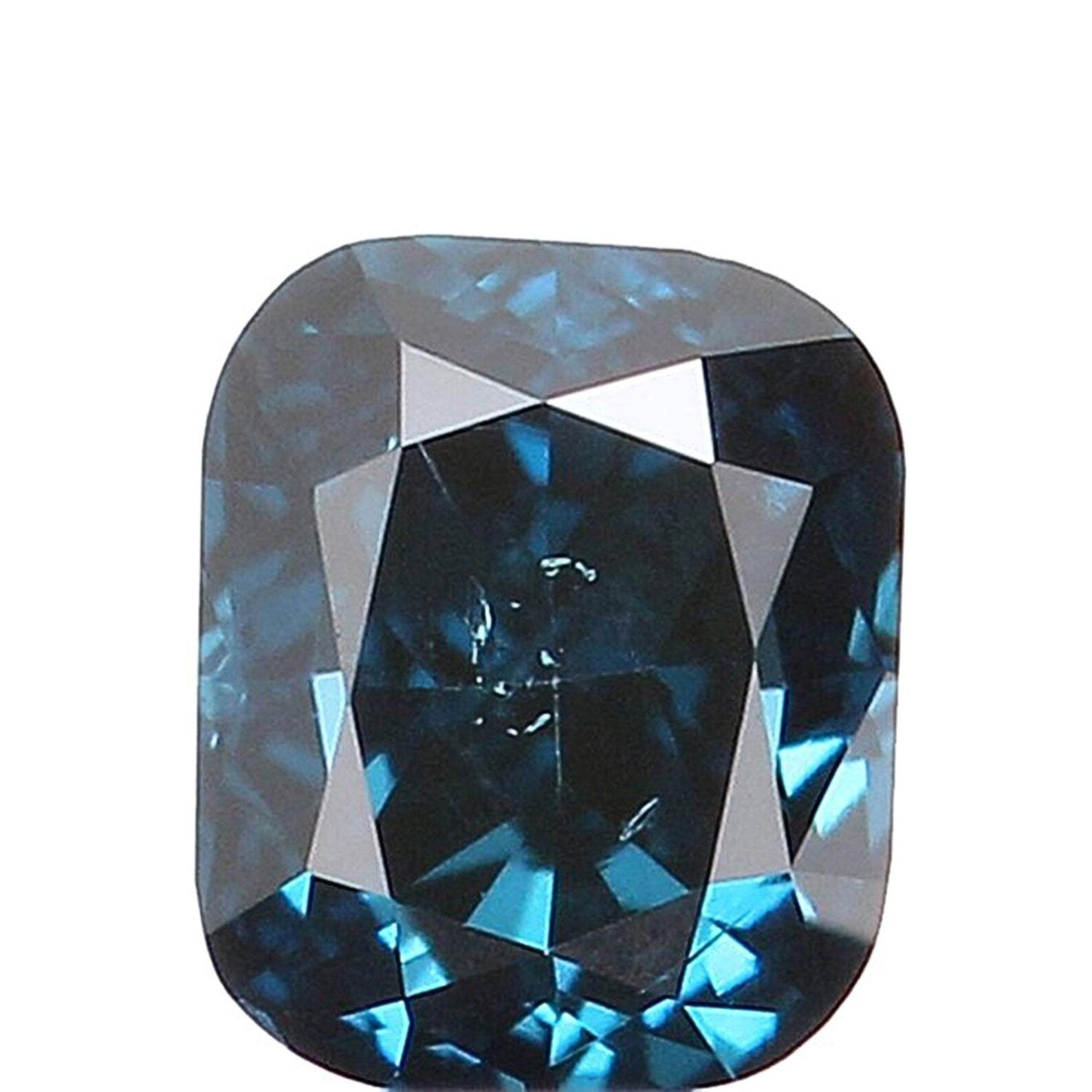 0.16 CT Natural Loose Cushion Shape Diamond Blue Color Cushion Cut Diamond 3.10 MM Natural Blue Color Cushion Brilliant Cut Diamond NQ7532