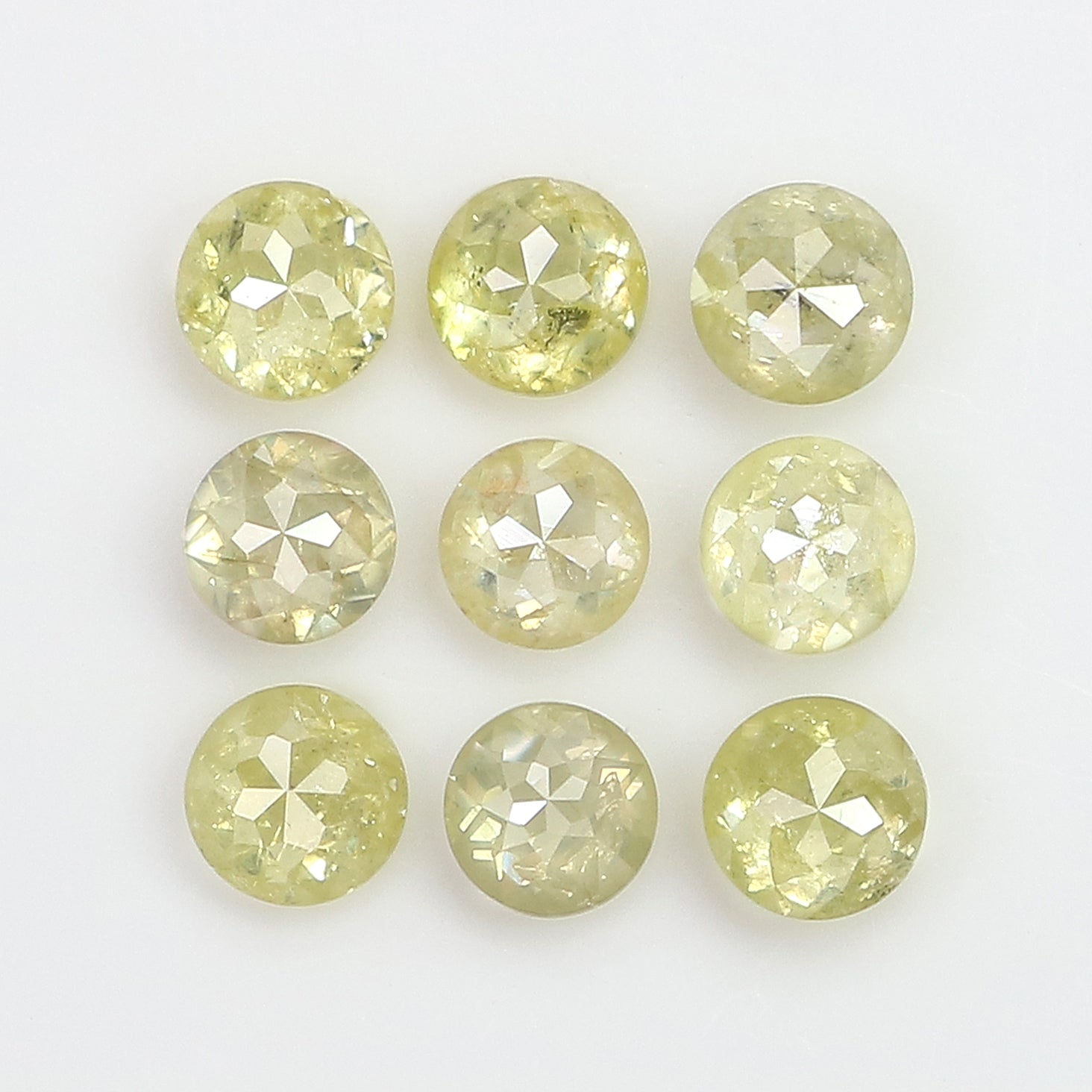 1.00 CT Natural Loose Round Diamond Yellow Color Diamond Natural Loose Diamond 2.70 MM Round Rose Cut Diamond Round Shape Diamond LQ9393