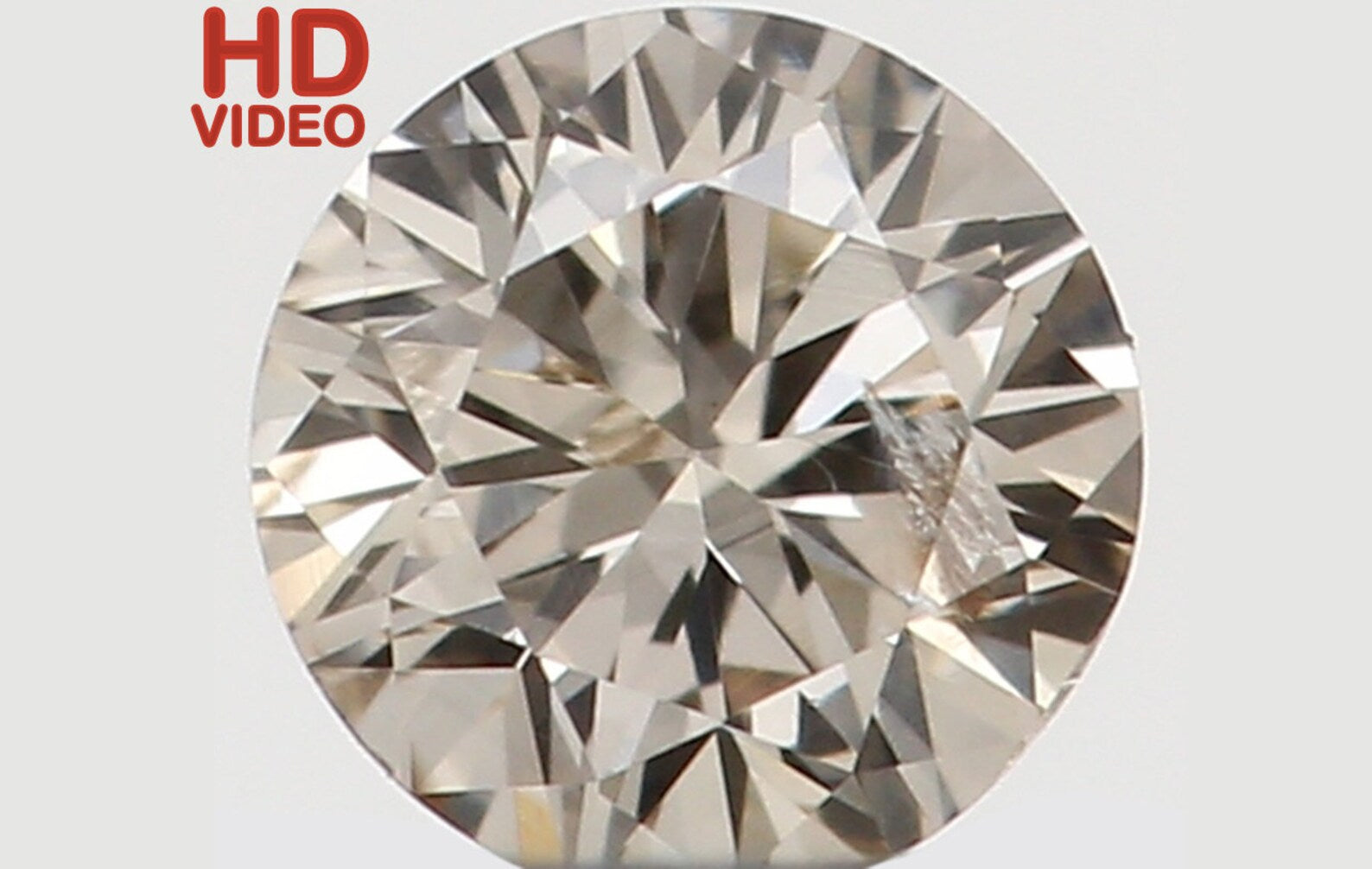 0.095 Ct Natural Loose Round Diamond Brown Color Round Diamond 2.90 MM Natural Loose Diamond Brown Color Round Brilliant Cut Diamond N7830
