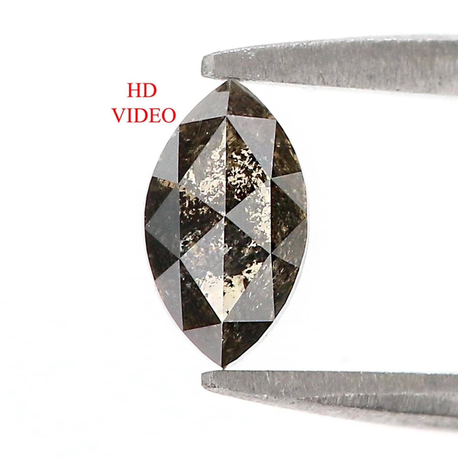 0.72 CT Natural Loose Marquise Shape Diamond Grey Brown Color Marquise Diamond 7.05 MM Natural Loose Marquise Cut Rose Cut Diamond QN9432