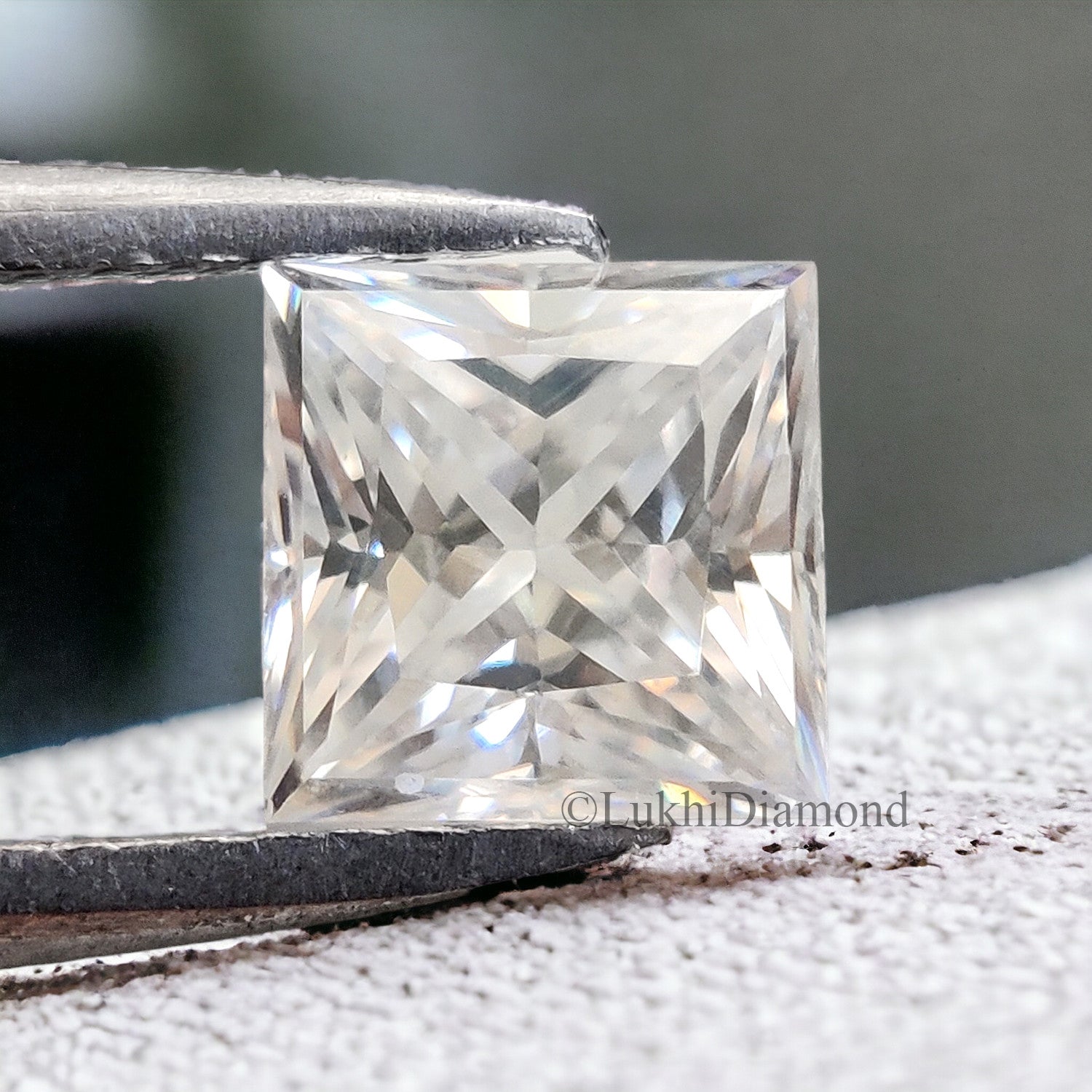 Princess Brilliant Cut Loose White Moissanite Stone 5,6,7,8,9 MM Vintage Antique Handcrafted Eye Clean Moissanite Engagement Gift Ring Q136