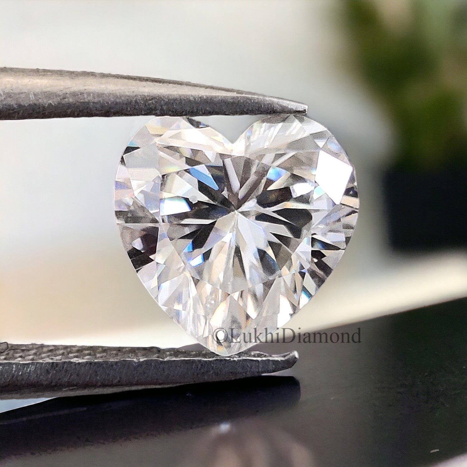 Heart Brilliant Cut Loose White Moissanite Stone 6,7,8,9,10 MM Vintage Antique Handcrafted Eye Clean Moissanite Engagement Gift Ring Q132