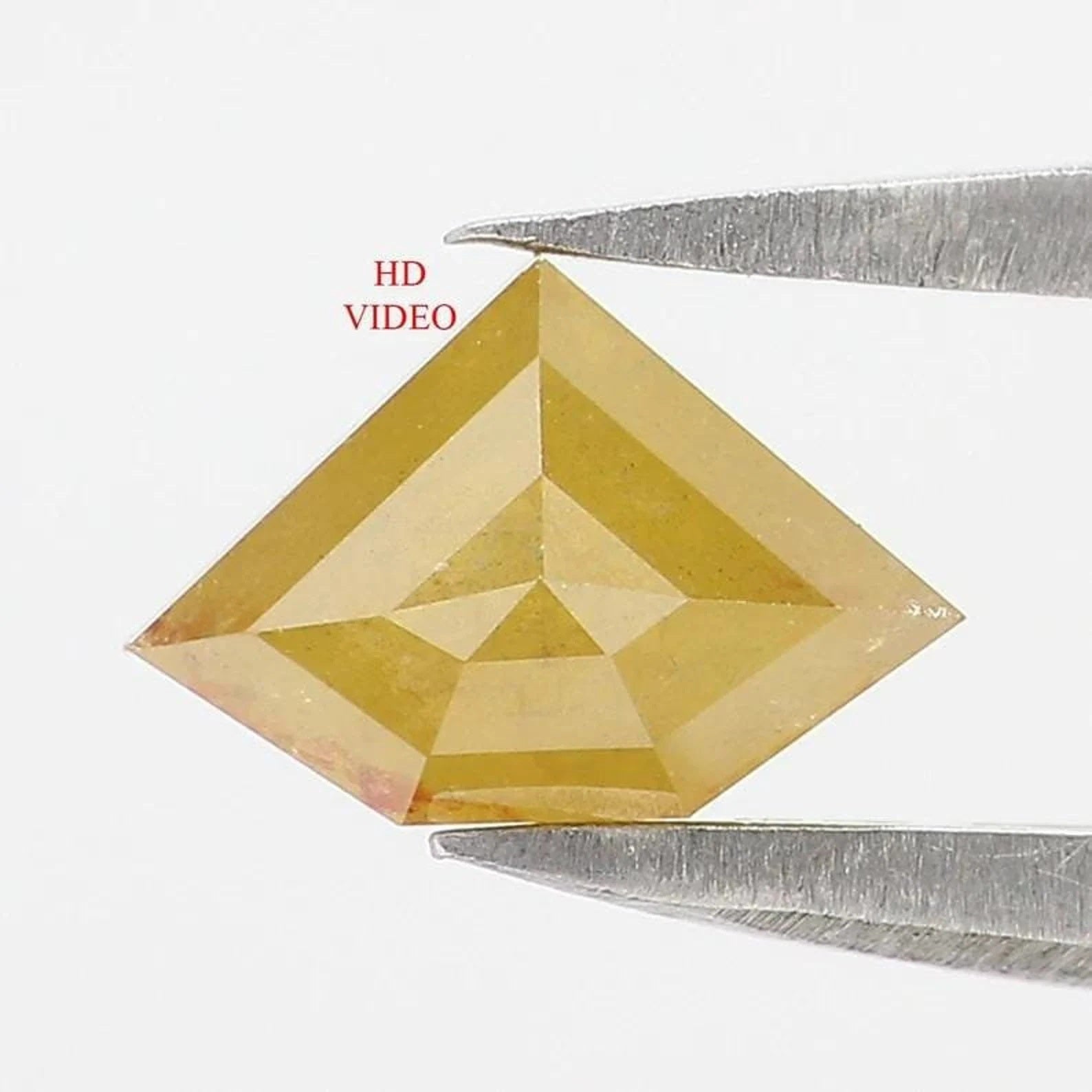 0.79 CT Natural Loose Shield Shape Diamond Yellow Color Shield Cut Diamond 4.95 MM Natural Loose Diamond Shield Rose Cut Diamond NQ8833