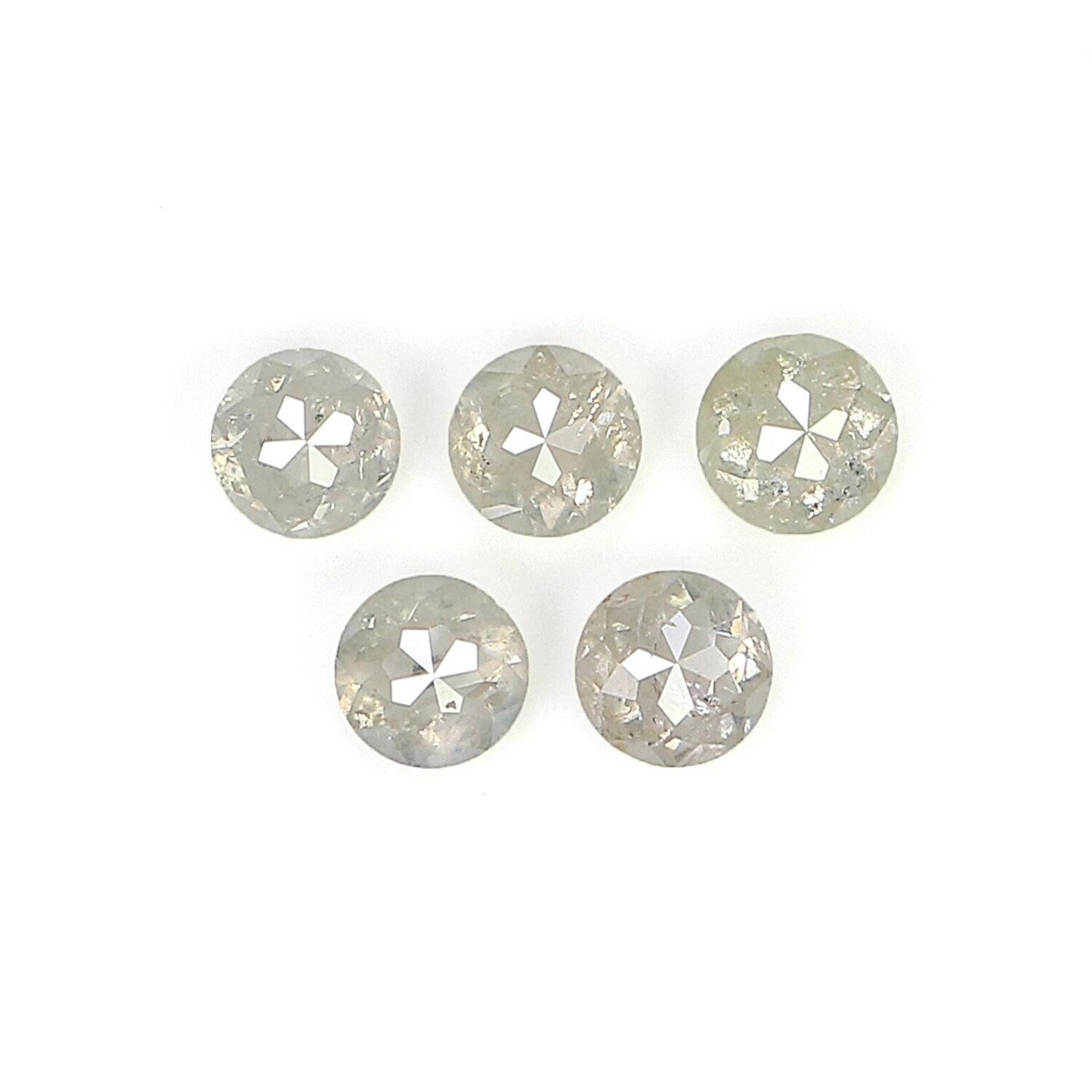 0.91 Ct Natural Loose Round Shape Diamond Grey Color Round Diamond 3.10 MM Natural Loose Gray Color Diamond Round Rose Cut Diamond NQ6527