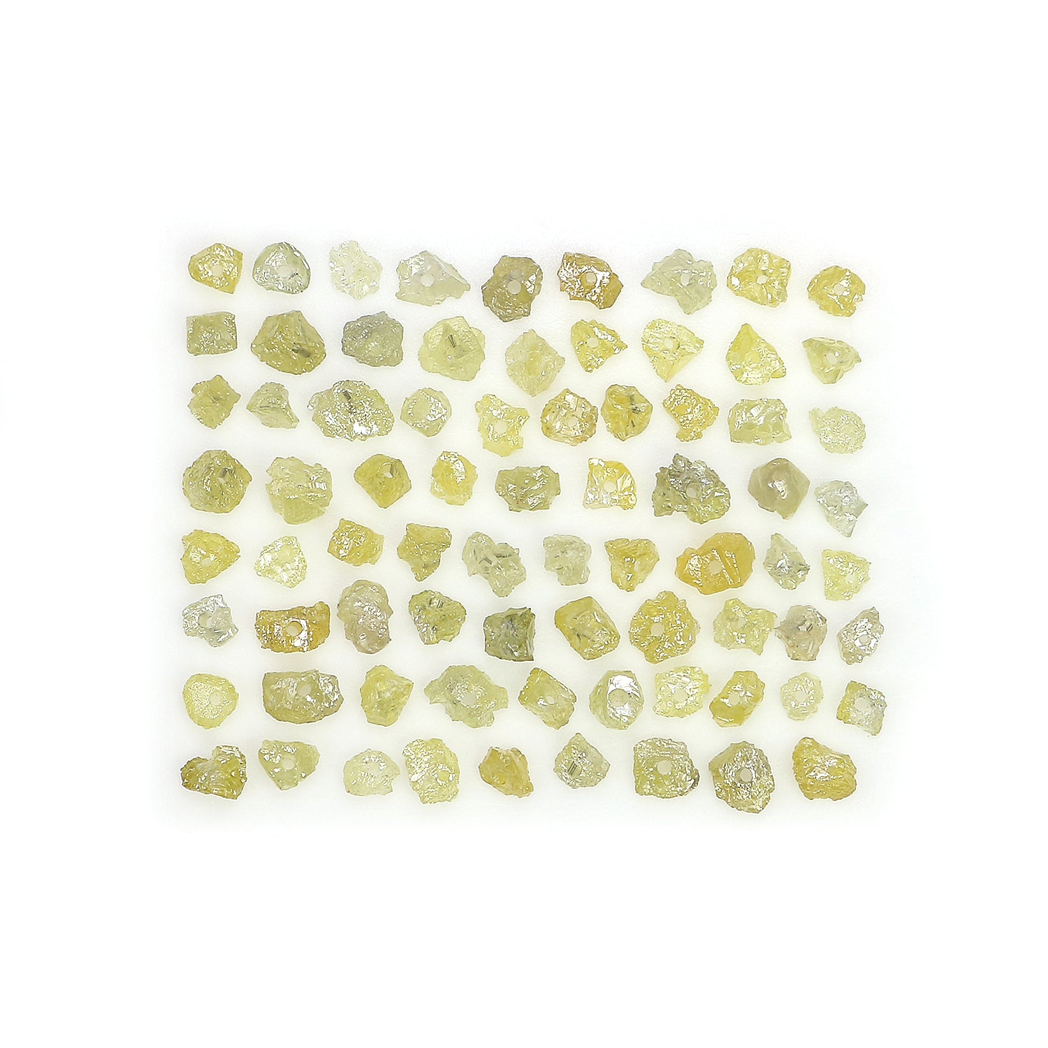 Natural Loose Rough Shape Diamond Yellow Color Rough Bead Cut Diamond 2.00 Ct Lot Uncut Drilled Bead Rough Irregular Cut Bead Diamond Q77