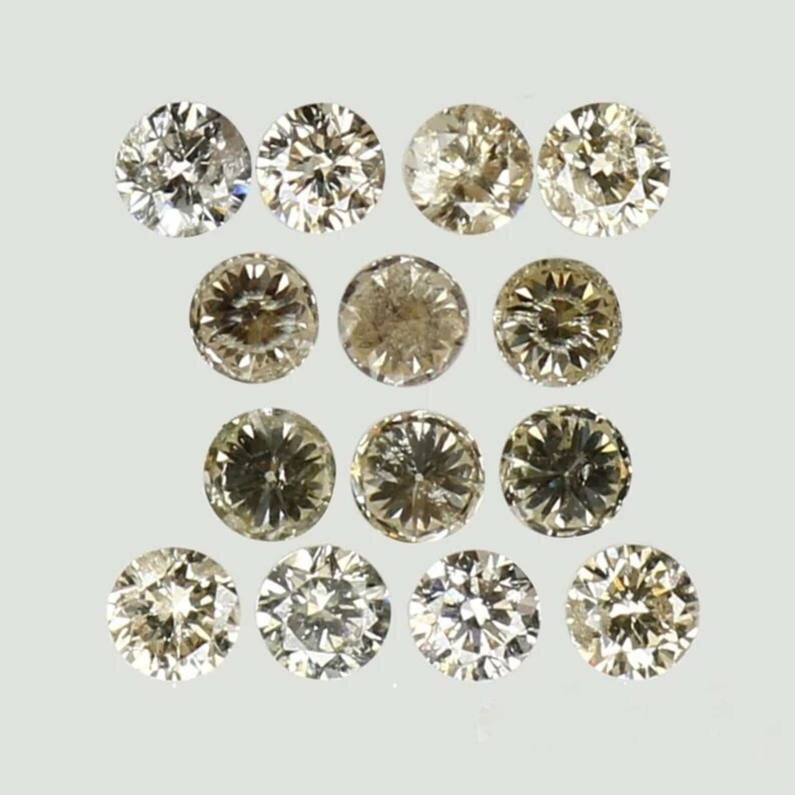 0.37 Ct Natural Loose Round Shape Diamond Brown Color Round Diamond 1.80 MM Natural Diamond Brown Color Round Brilliant Cut Diamond NQ7703