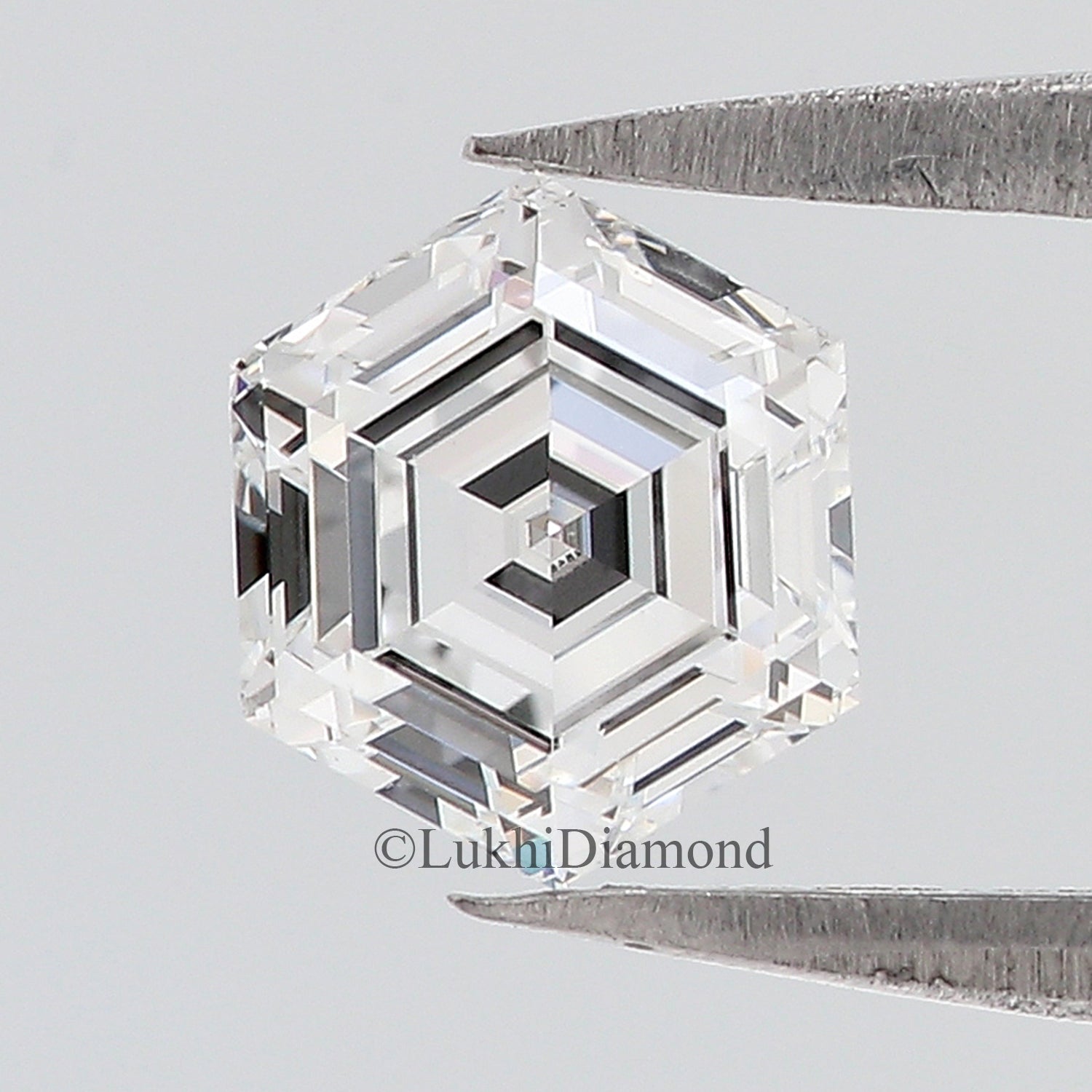 1 CT Hexagon Brilliant Cut Lab Grown Diamond Lab Created Loose Diamond Hexagon CVD Diamond Lab Made Hexagon for Engagement Ring Q112