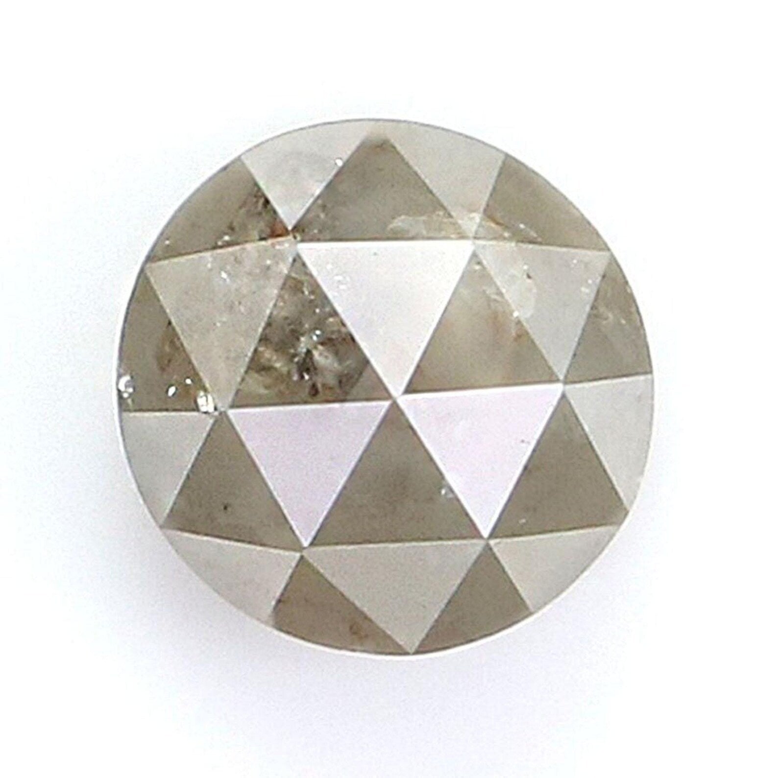 0.91 CT Natural Loose Round Rose Cut Diamond Black Color Round Shape Diamond 5.50 MM Natural Loose Green Color Round Rose Cut Diamond NQ8924