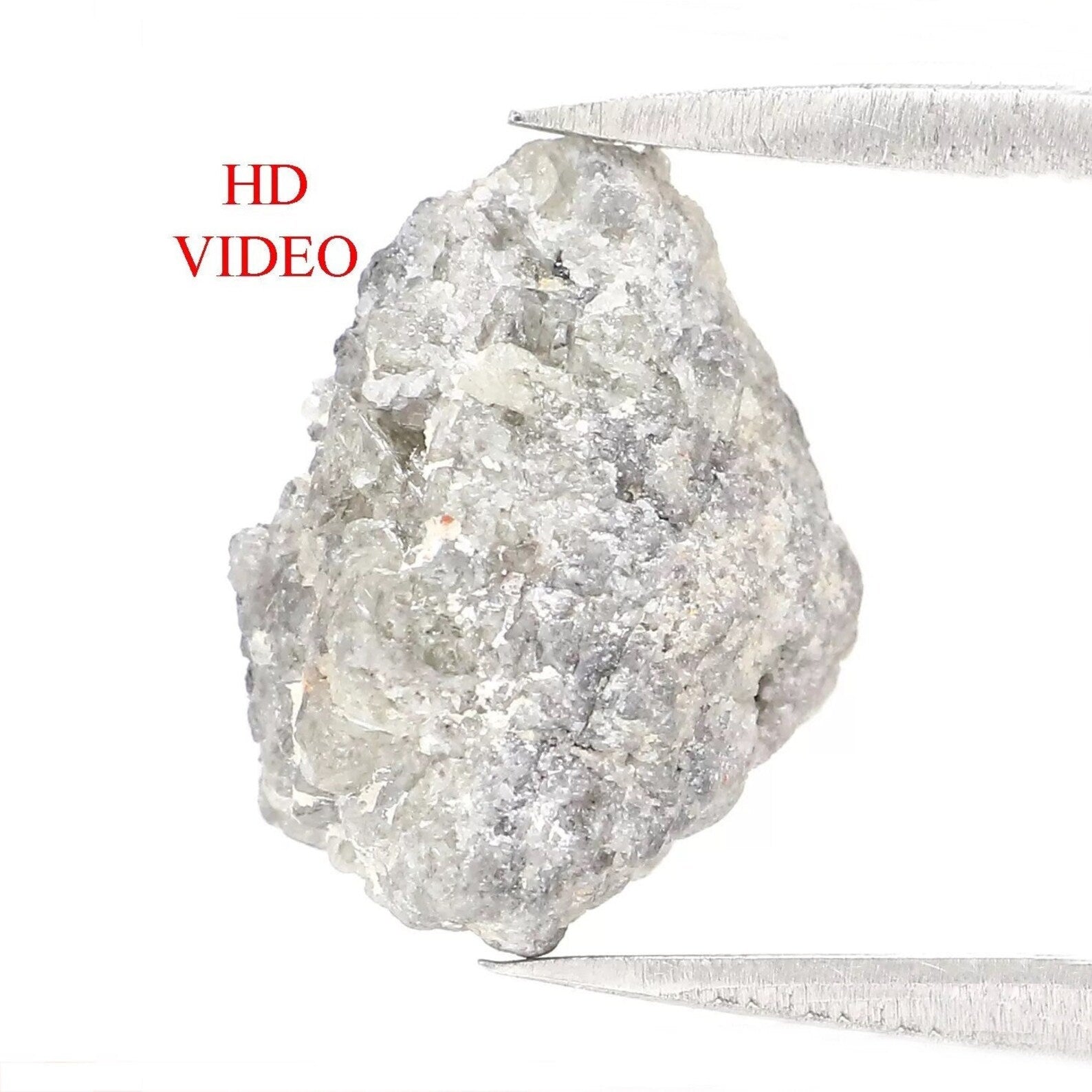 4.64 CT Natural Loose Rough Shape Diamond Grey Color Rough Cut Diamond 13.30 MM Natural Diamond Grey Rough Irregular Cut Diamond NQB2327
