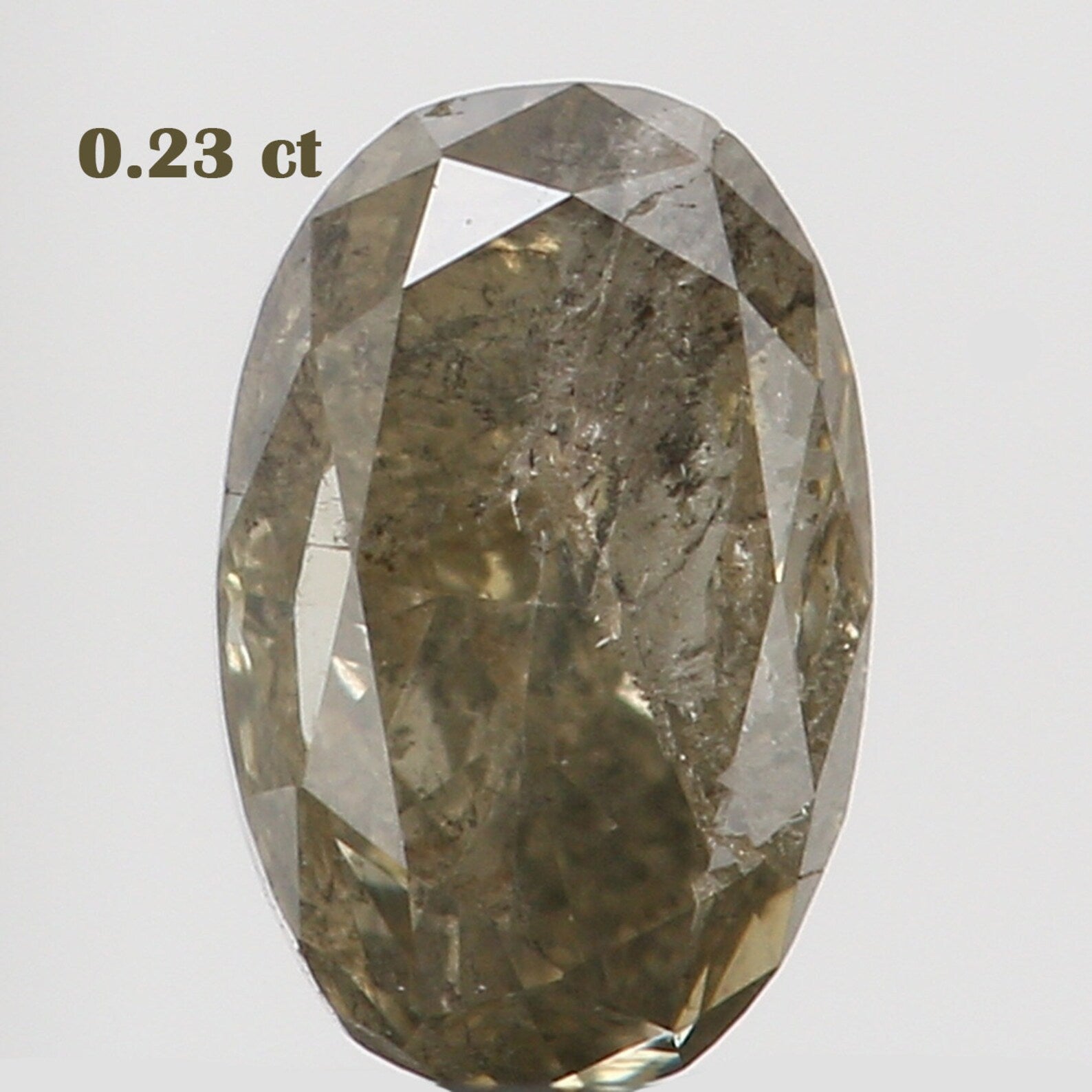 0.23 Ct Natural Loose Oval Shape Diamond Green Color Oval Cut Diamond 4.45 MM Natural Loose Oval Diamond Oval Brilliant Cut Diamond N7800