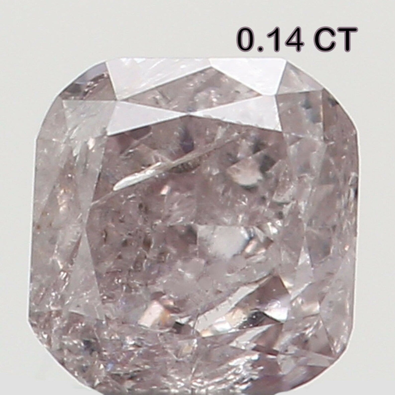 0.14 Ct Natural Loose Cushion Diamond Brown Pink Color Cushion Cut Diamond 2.80 MM Natural Loose Diamond Cushion brilliant Cut Diamond N7194