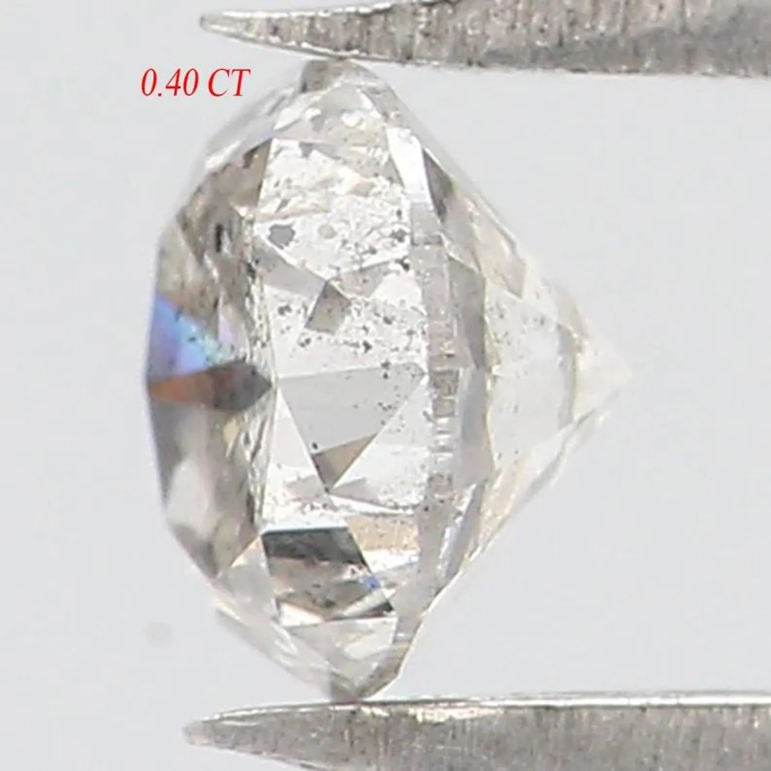 0.40 CT Natural Loose Round Shape Diamond White Color Round Cut Diamond 4.40 MM Natural Salt And Pepper Round Brilliant Cut Diamond NQ8954