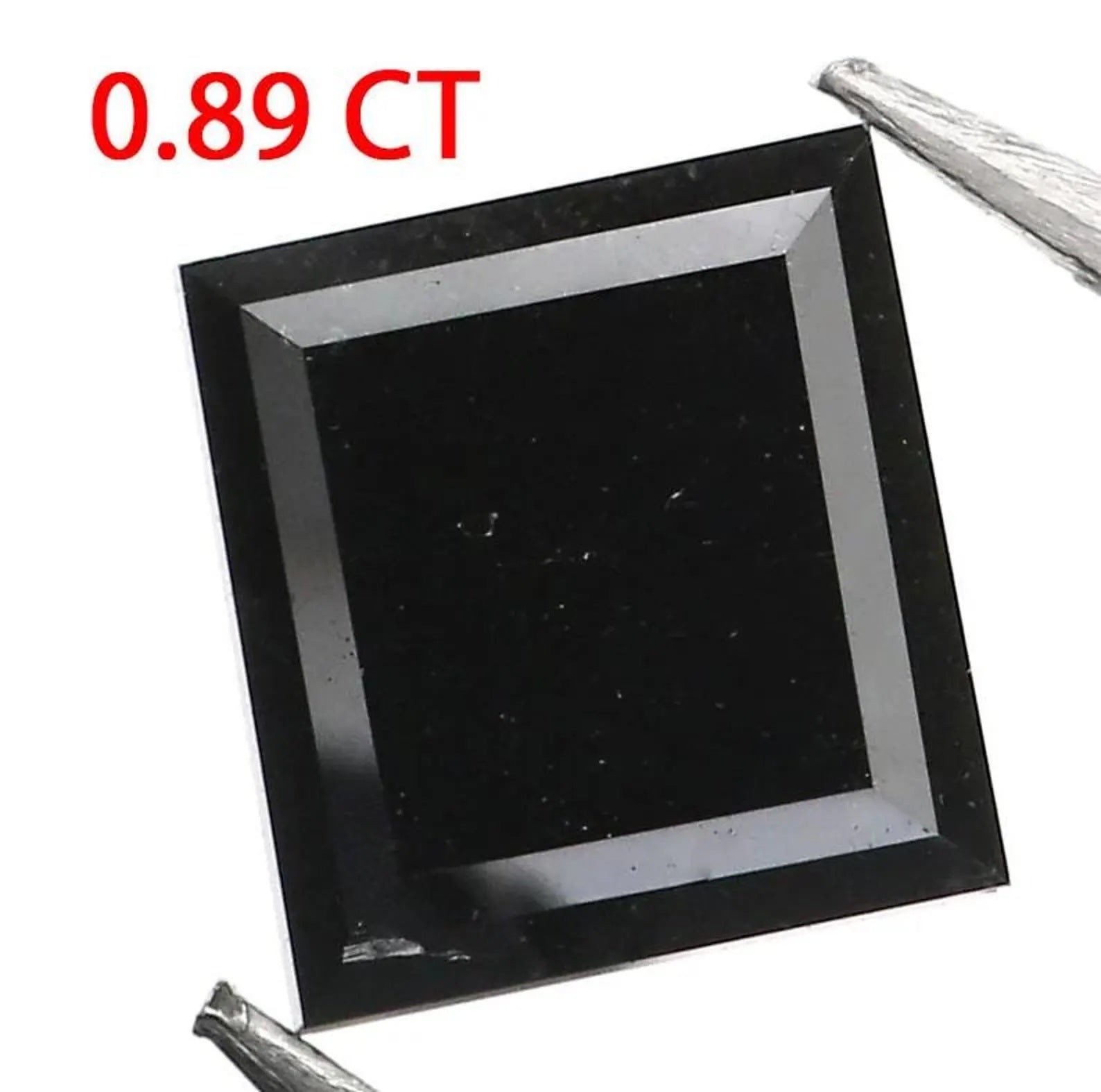 0.89 Ct Natural Loose Kite Shape Diamond Black Color Kite Cut Diamond 7.75 MM Natural Loose Diamond Black Color Kite Rose Cut Diamond NQ267