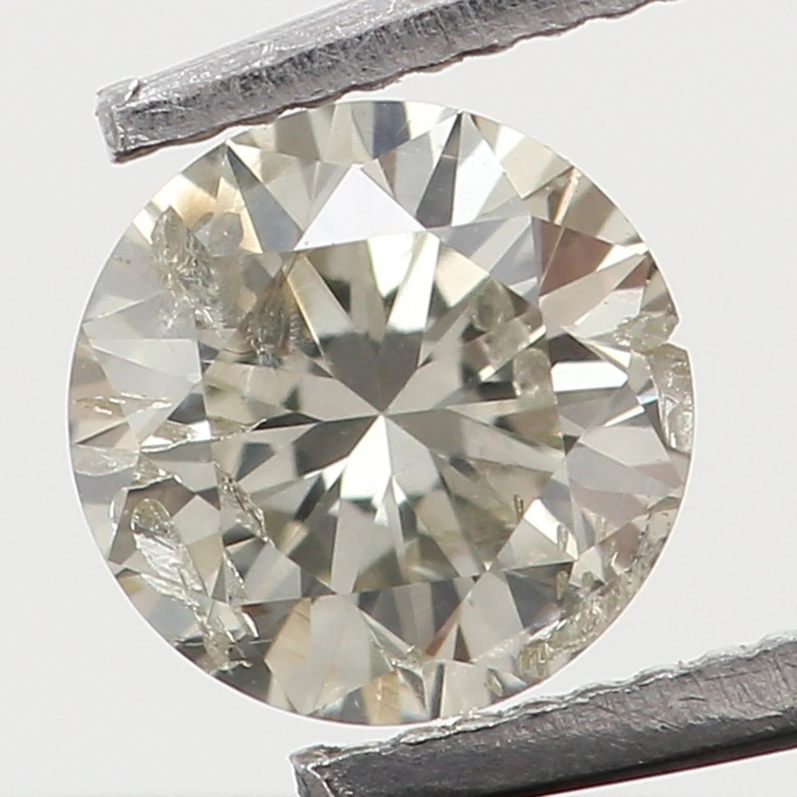 0.170 Ct Natural Loose Round Shape Diamond Brown Color Round Cut Diamond 3.50 MM Natural Loose Diamond Round Brilliant Cut Diamond N7816