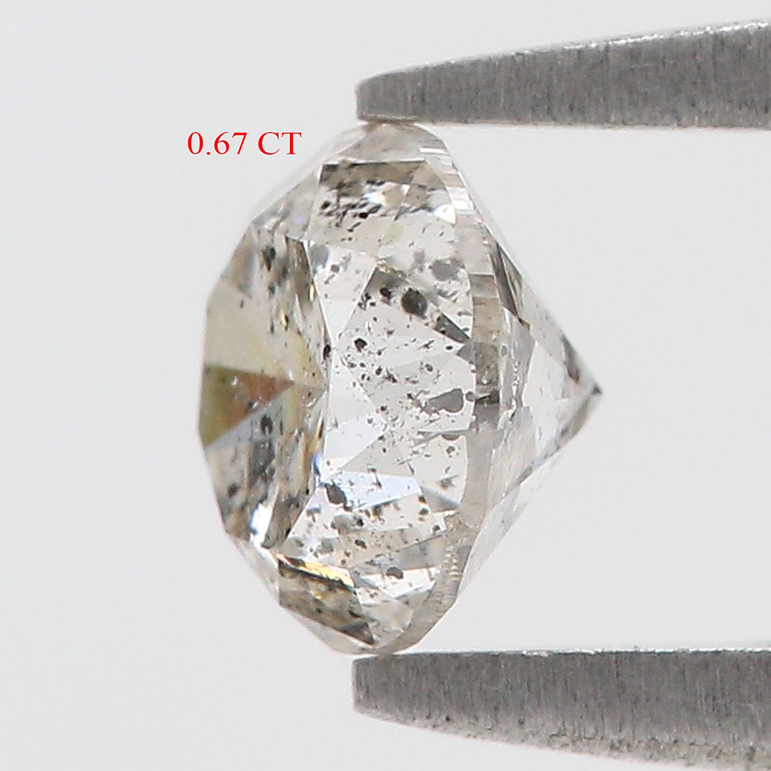0.67 Ct Natural Loose Round Shape Diamond White - F Color Round Cut Diamond 5.15 MM Natural Loose Diamond Round Brilliant Cut Diamond QL2654
