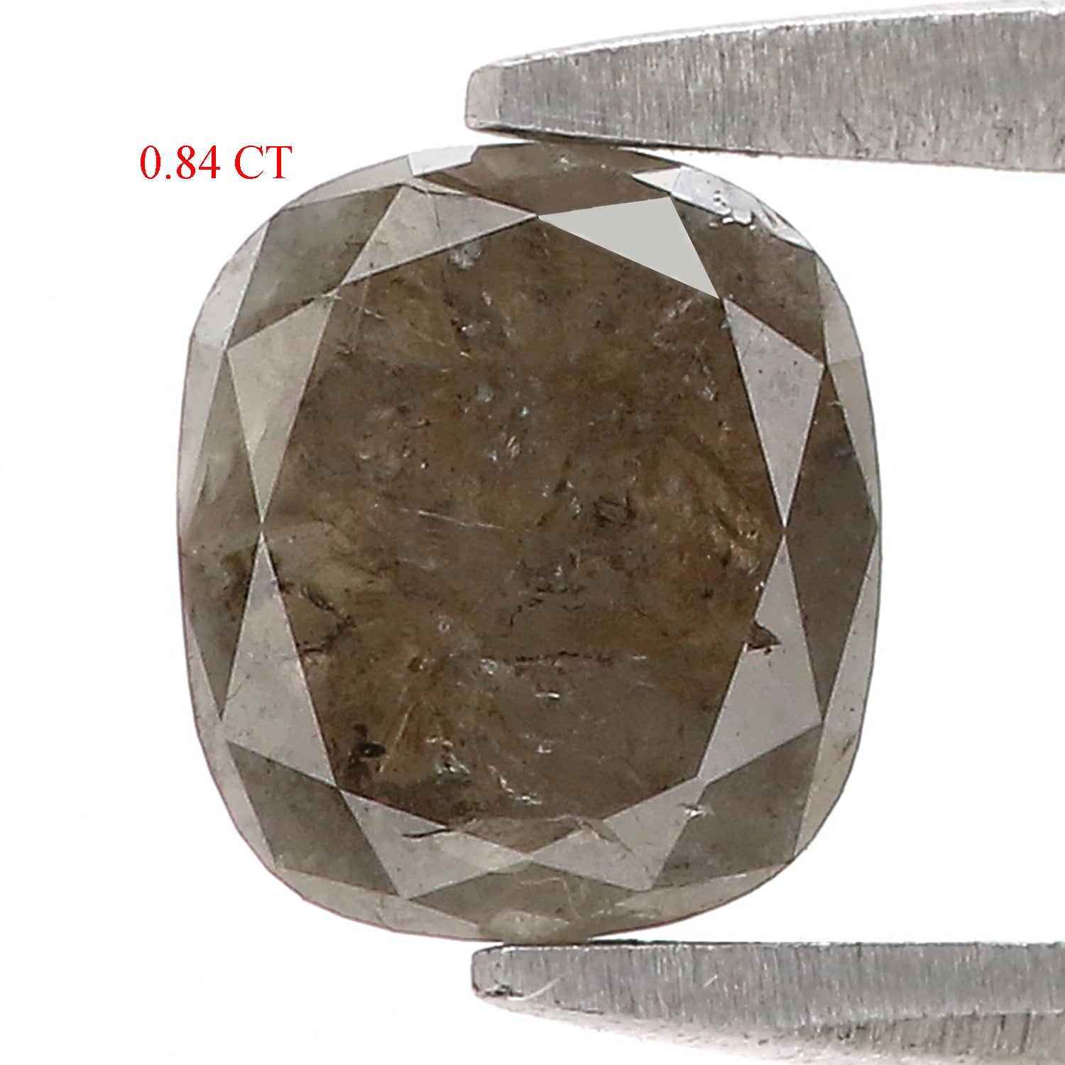 Natural Oval Diamond 0.84 CT Loose Rose Cut Grey Stone 6.10 MM Rustic Diamond For Custom Engagement Ring L3629