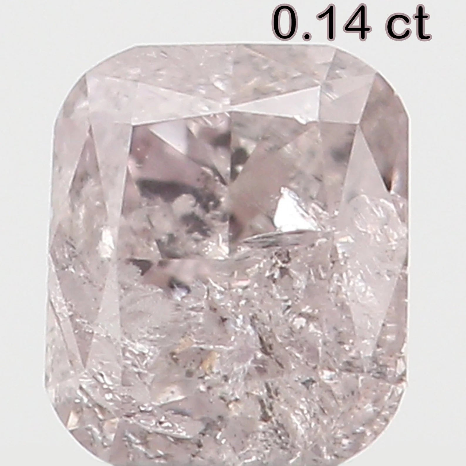 0.14 Ct Natural Loose Cushion Shape Diamond I Color Cushion Cut Diamond 3.00 MM Natural Loose Diamond Cushion Brilliant Cut Diamond N6502
